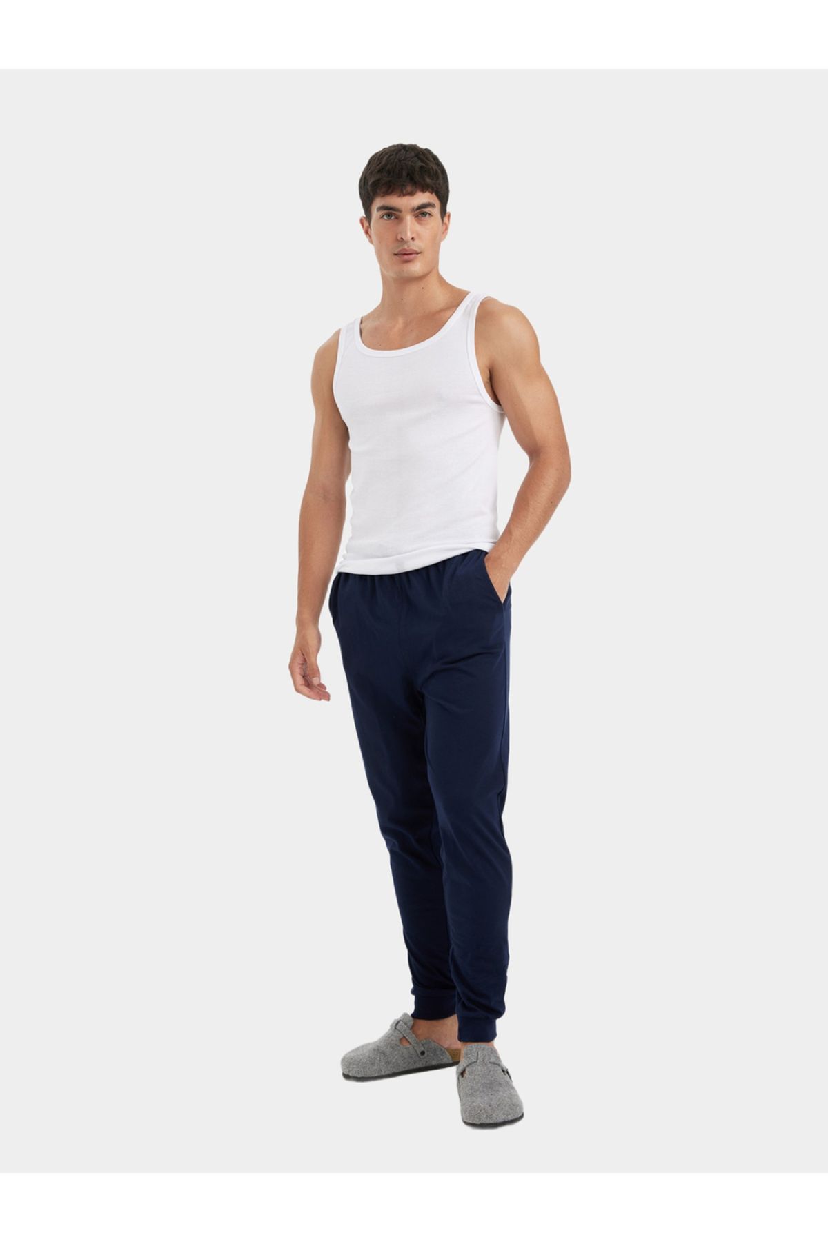 DeFacto-Regular Fit Drawstring Joggers with Pockets 4