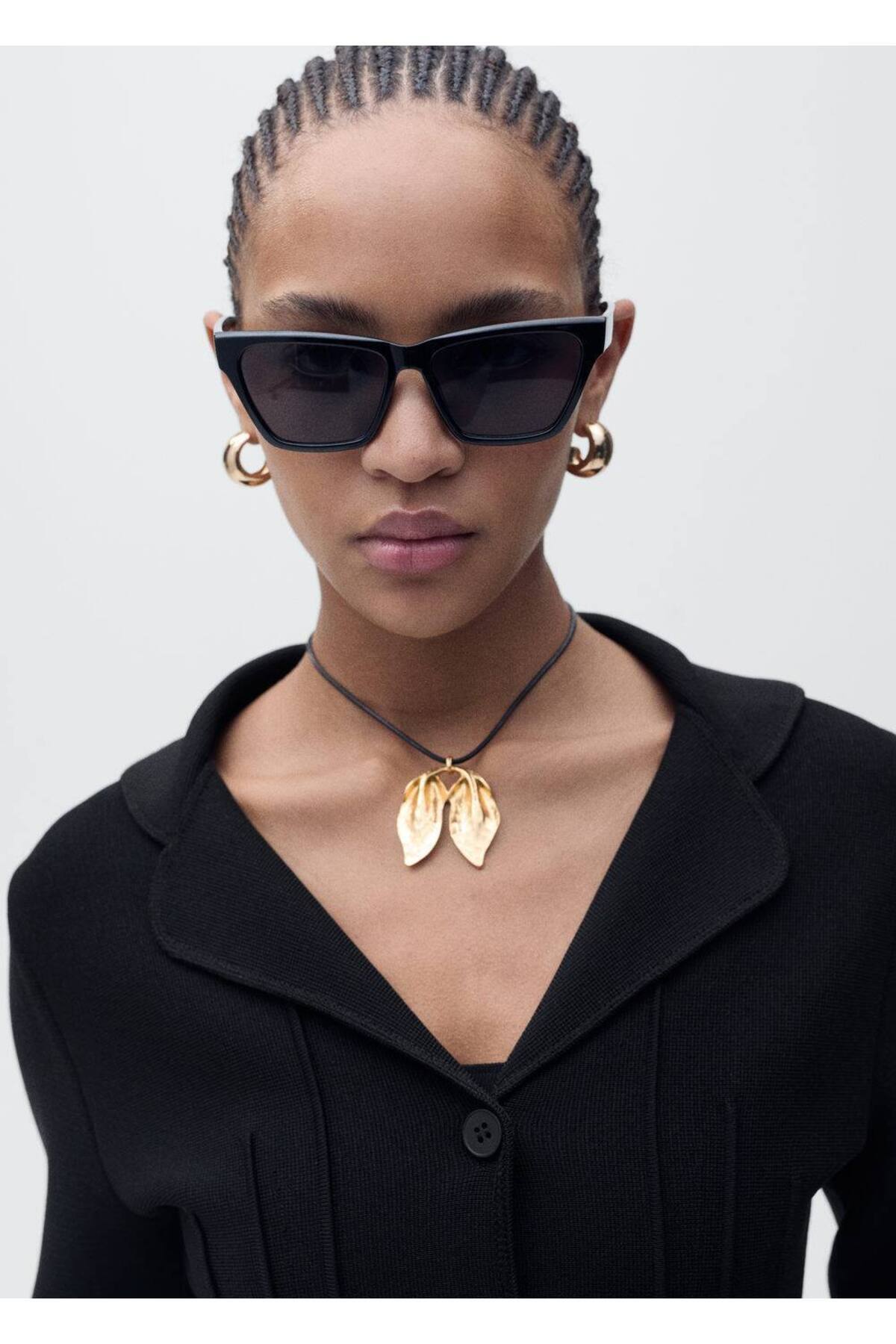 MANGO Woman-Tricot Jacket with Clap 8
