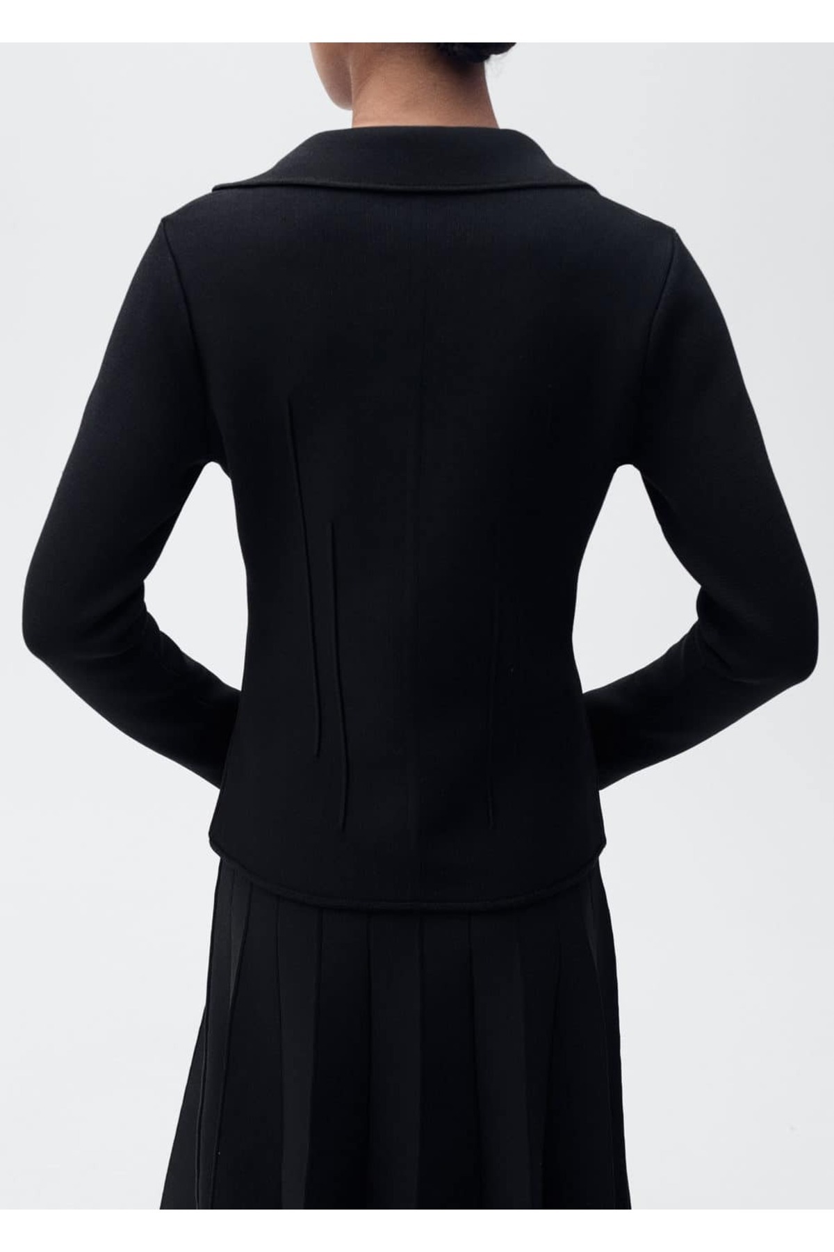 MANGO Woman-Tricot Jacket with Clap 4