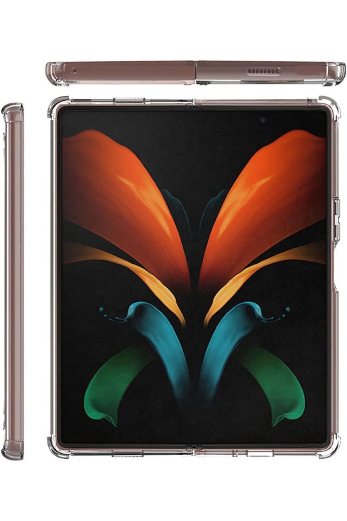 HYPHEN-حافظة حماية شفافة لهاتف Samsung Z Fold 3 3