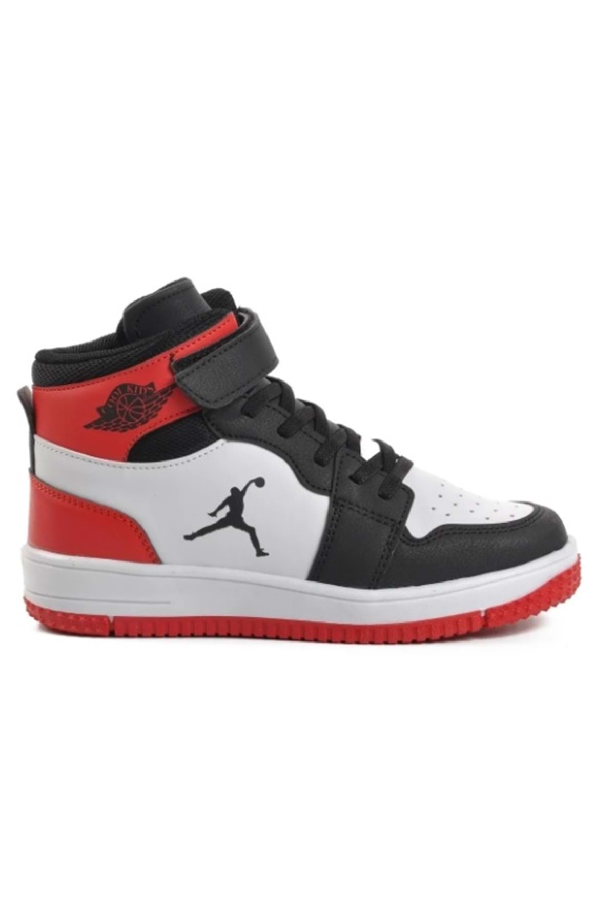 KOCAMANLAR Cool Glaxy Uzun Pekin Boğazlı Çocuk Spor Ayakkabı BEYAZ-KIRMIZI