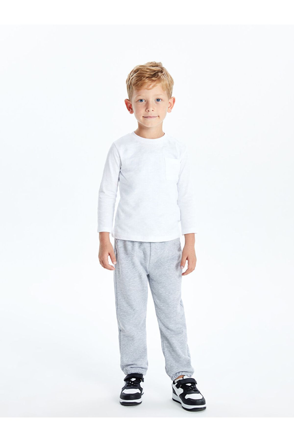 LC Waikiki-Baby Boys High Cotton Jogger Training Pants 4