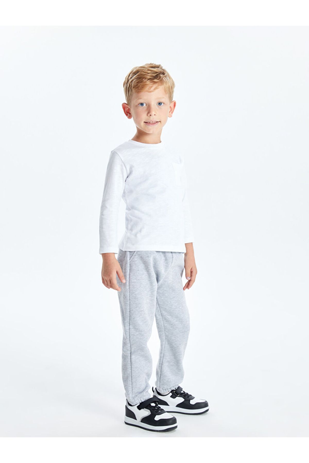 LC Waikiki-Baby Boys High Cotton Jogger Training Pants 5