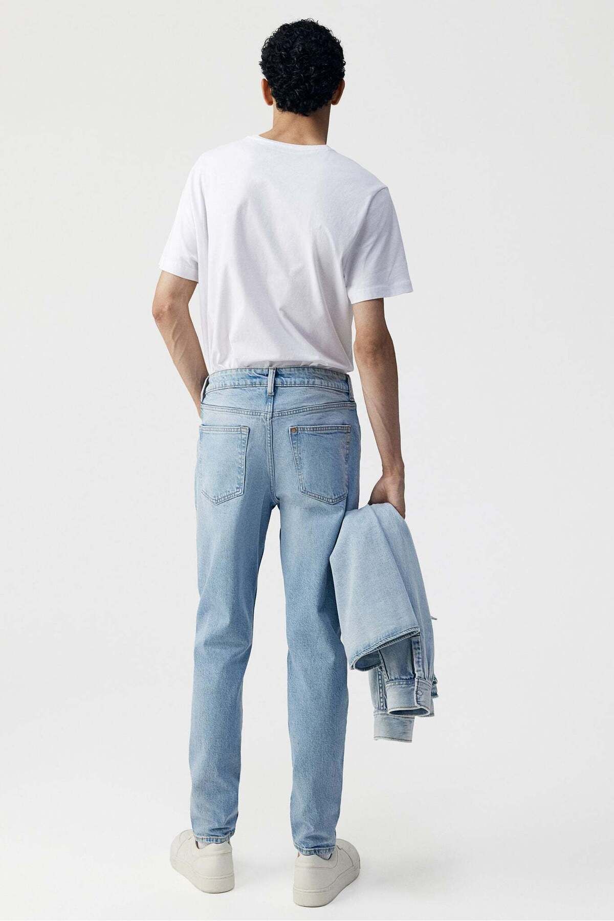 H&M-بنطال جينز ضيق عادي 6