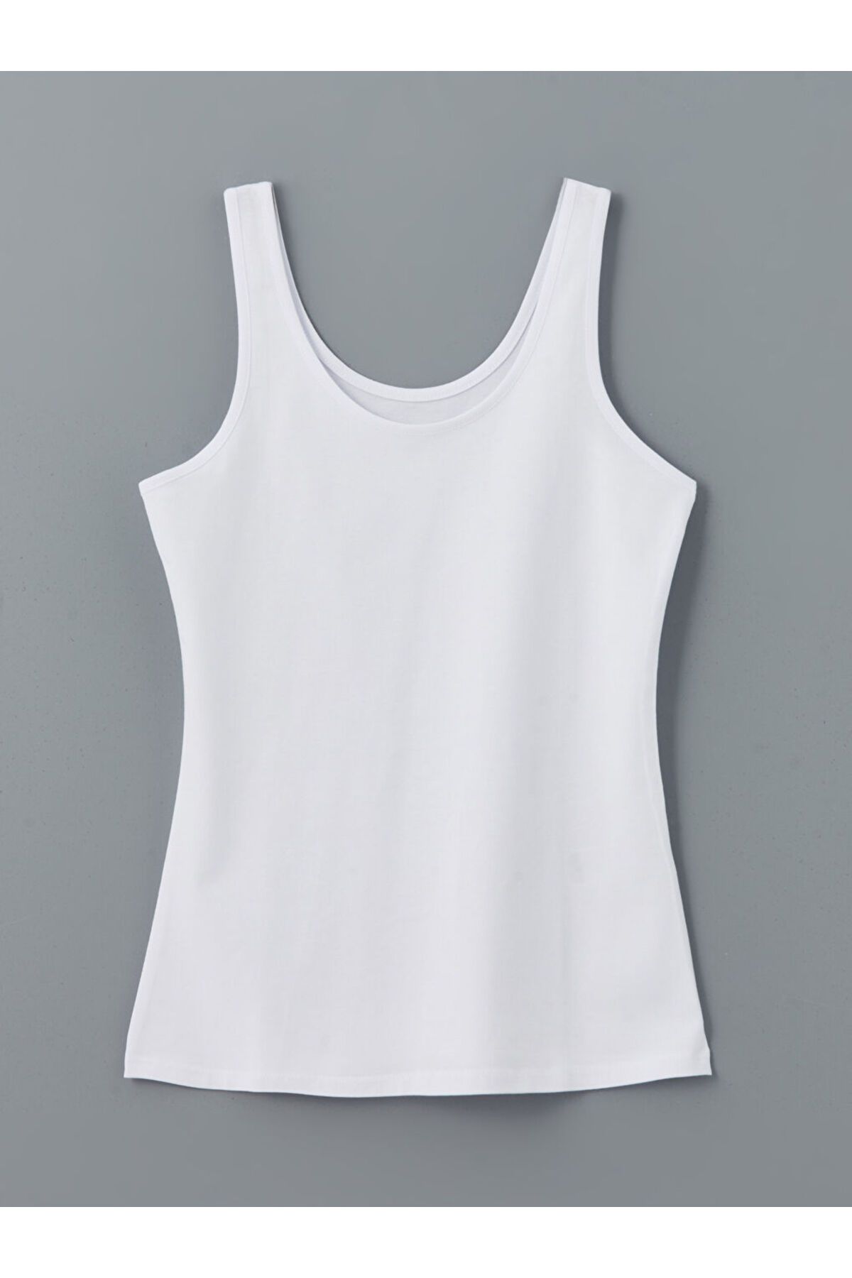 LC Waikiki-Lcw Dream White U Neck Women's Undershirt 5