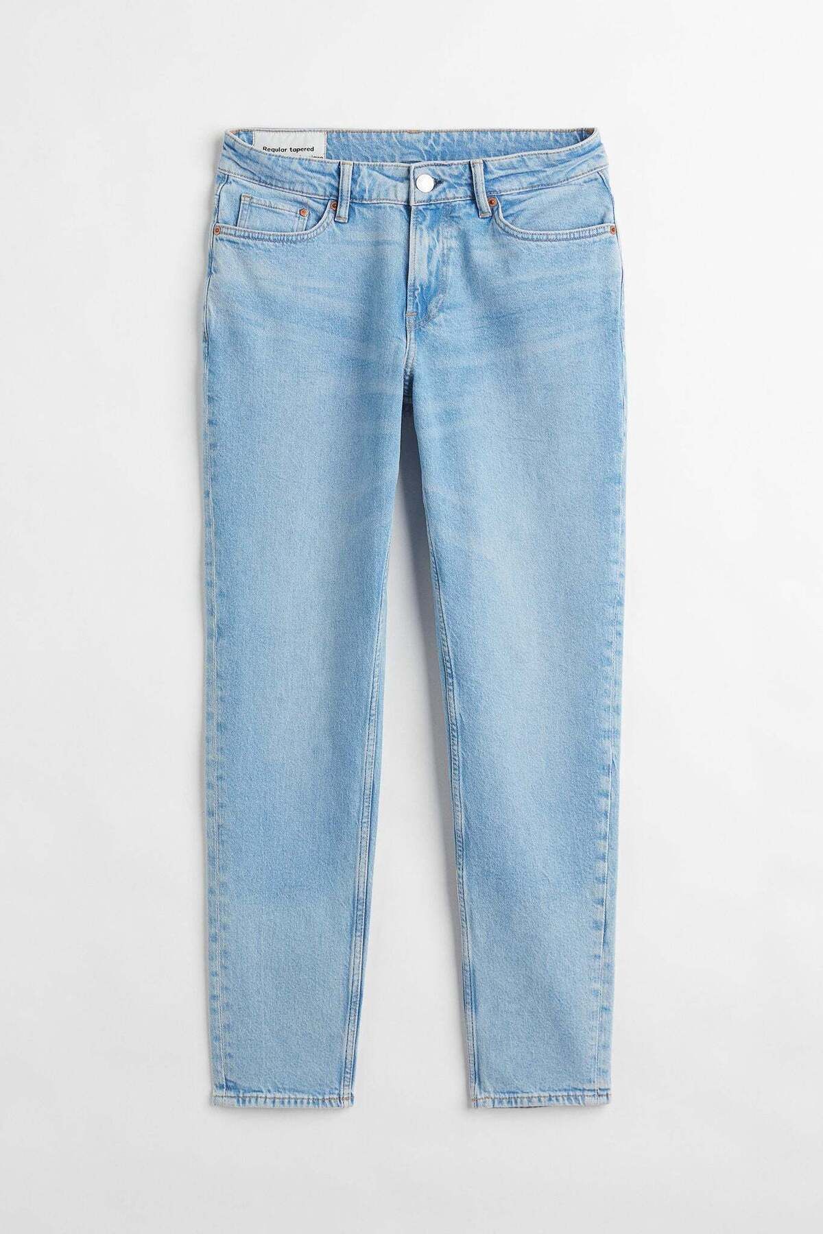 H&M-بنطال جينز ضيق عادي 8