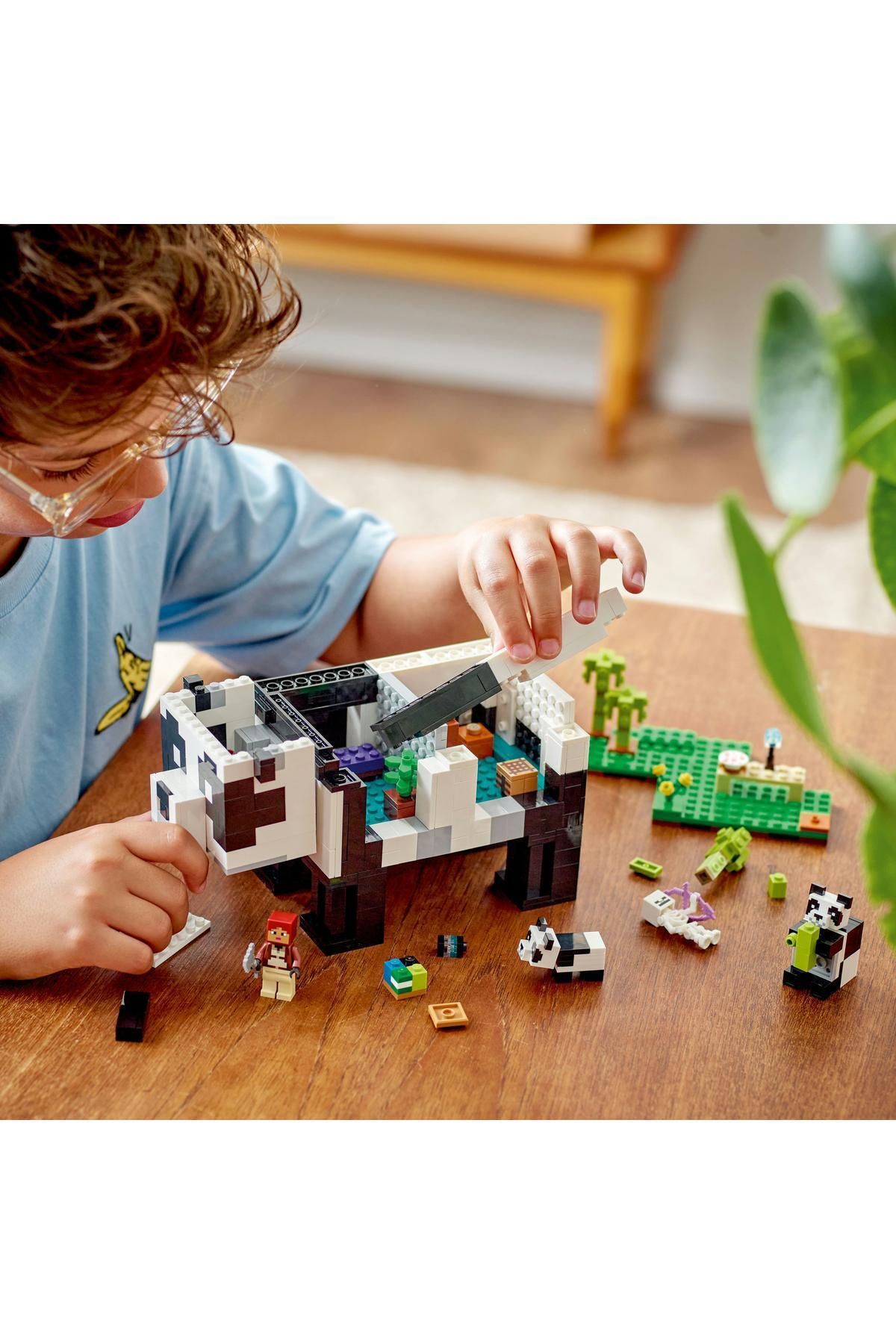 ست ساخت سازه ®Minecraft® مدل پناهگاه پاندای LEGO شماره 21245 برای کودکان 8 سال به بالا (553 قطعه) LEGO
