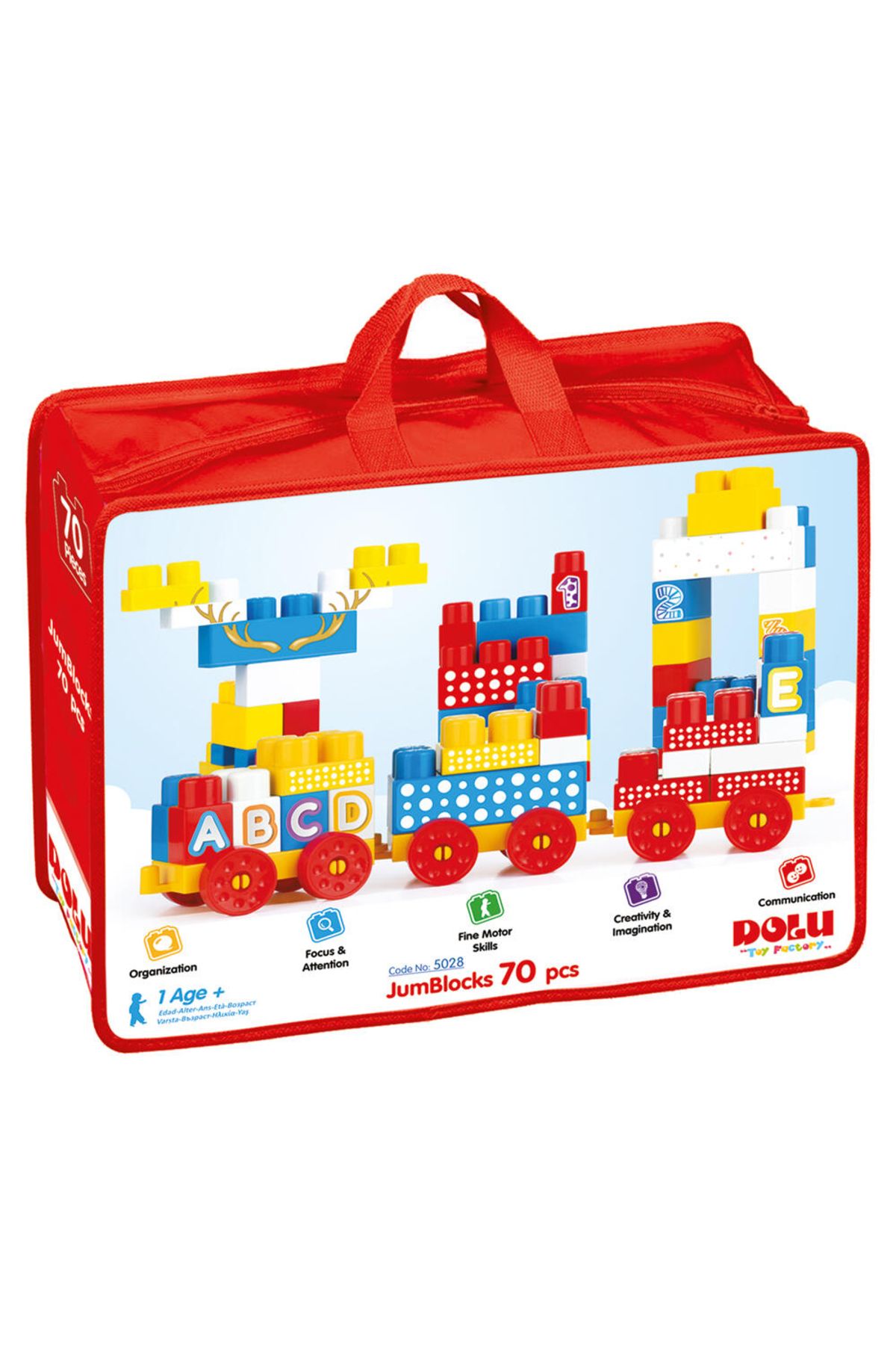 Dolu-Mega Block with Bag 70 Pieces 5028 3