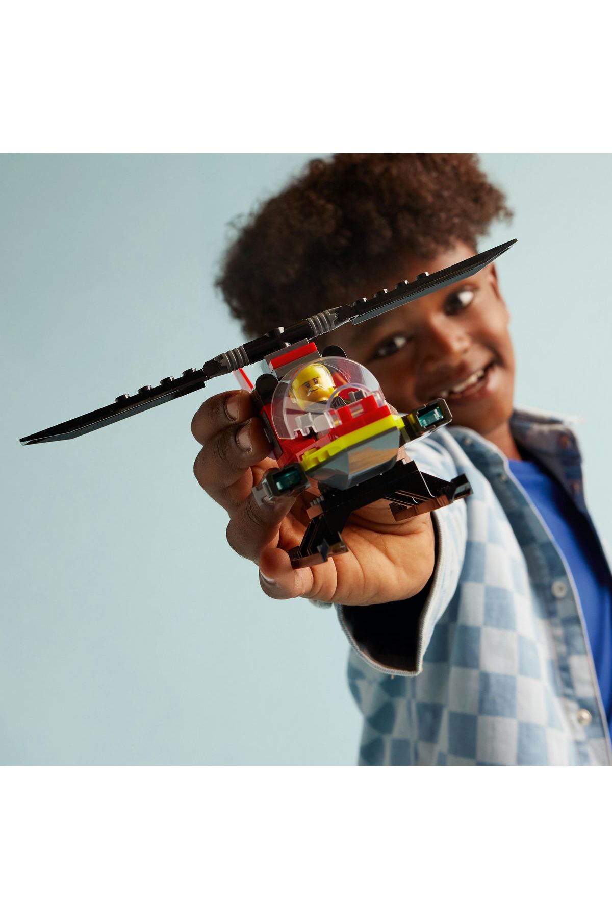 ست ساختنی ® LEGO® City هلیکوپتر نجات آتش‌نشانی - اسباب بازی ساختنی برای کودکان 5 سال به بالا (85 قطعه) LEGO