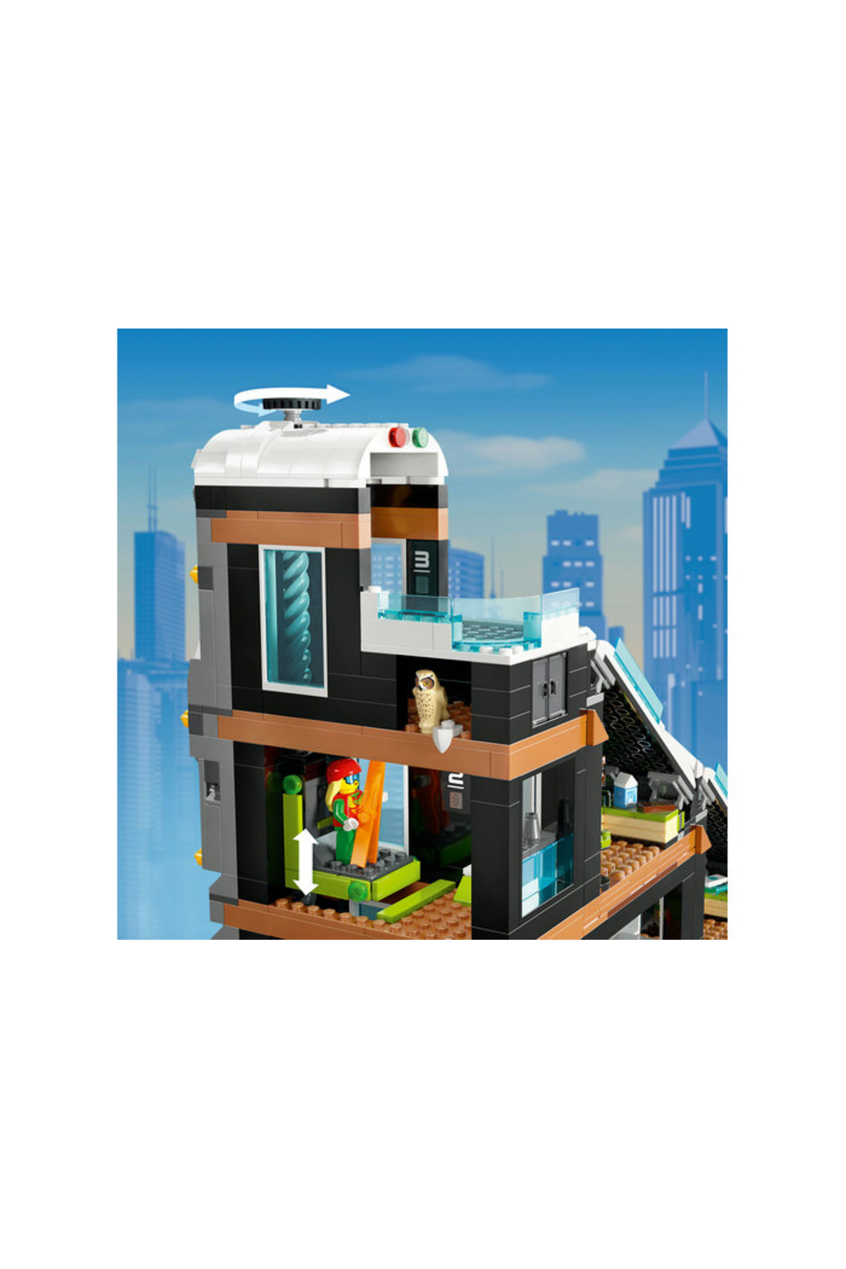 سیتی ۶۰۳۶۶ مجموعه ساختوساز اسباببازی اسکی و کوهنوردی مدل - ۱۰۵۴ قطعه