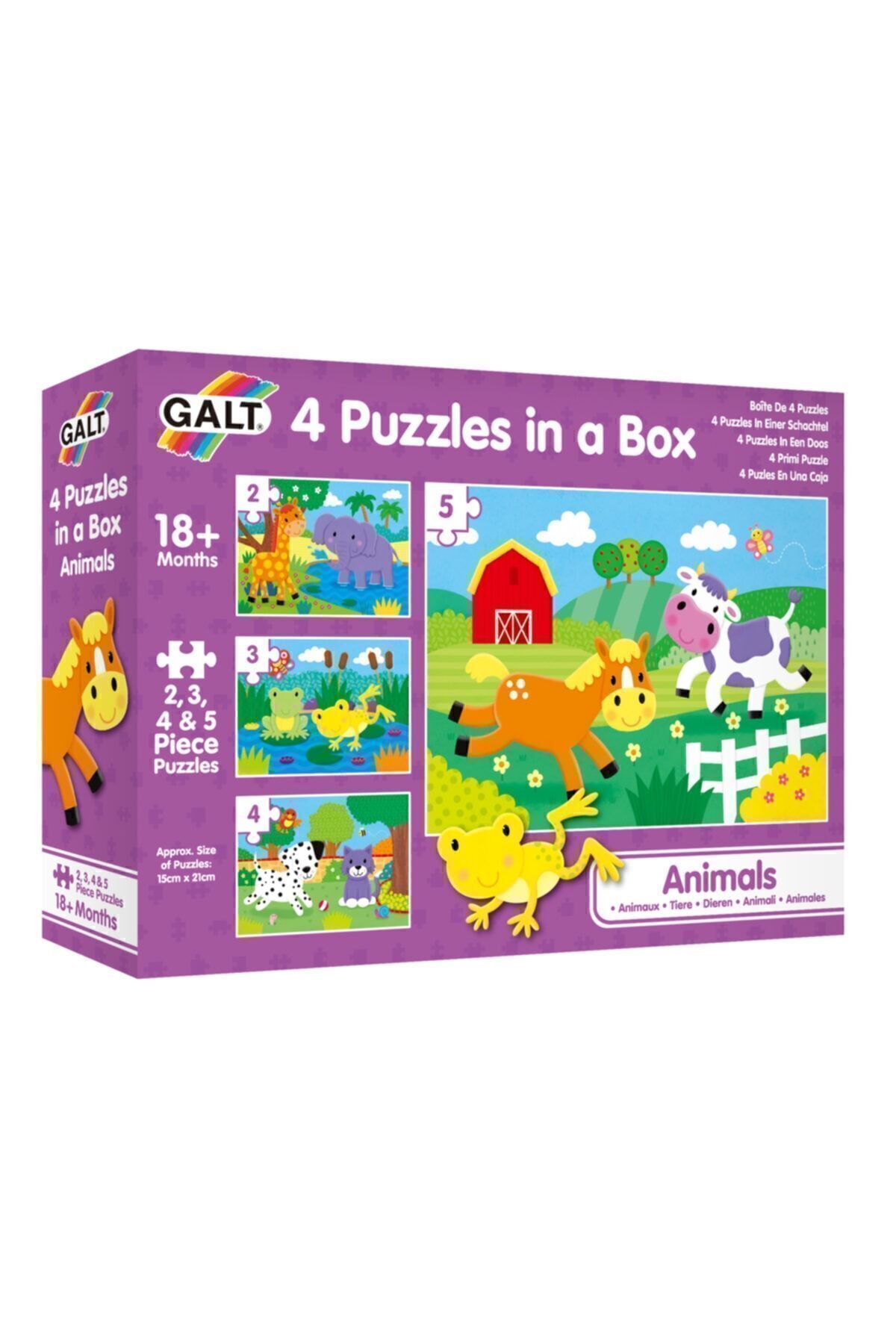 Galt-4 Different Animal Themed Puzzles 1