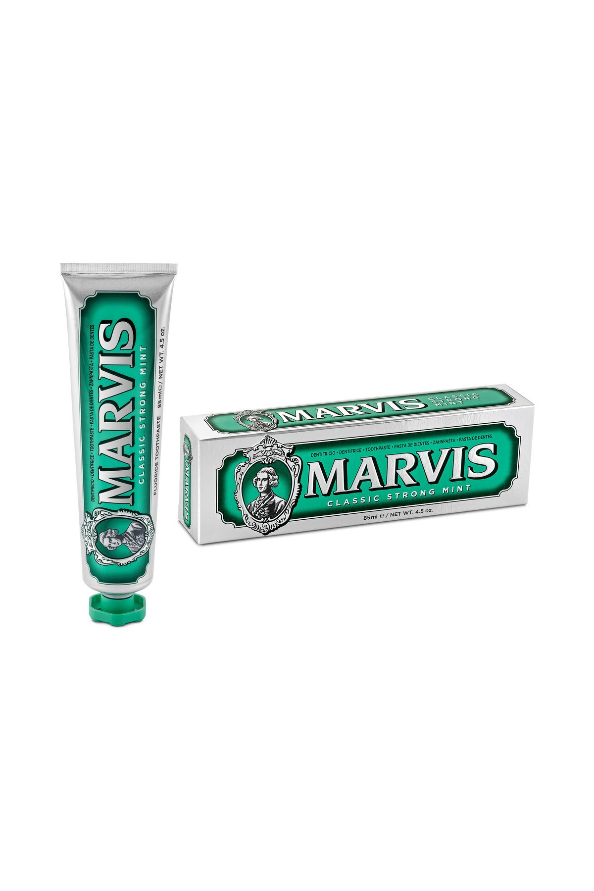 خمیردندان خمیر دندان نعناع قوی کلاسیک 85 میل X 3 قطعات سودمند ماوریس Marvis