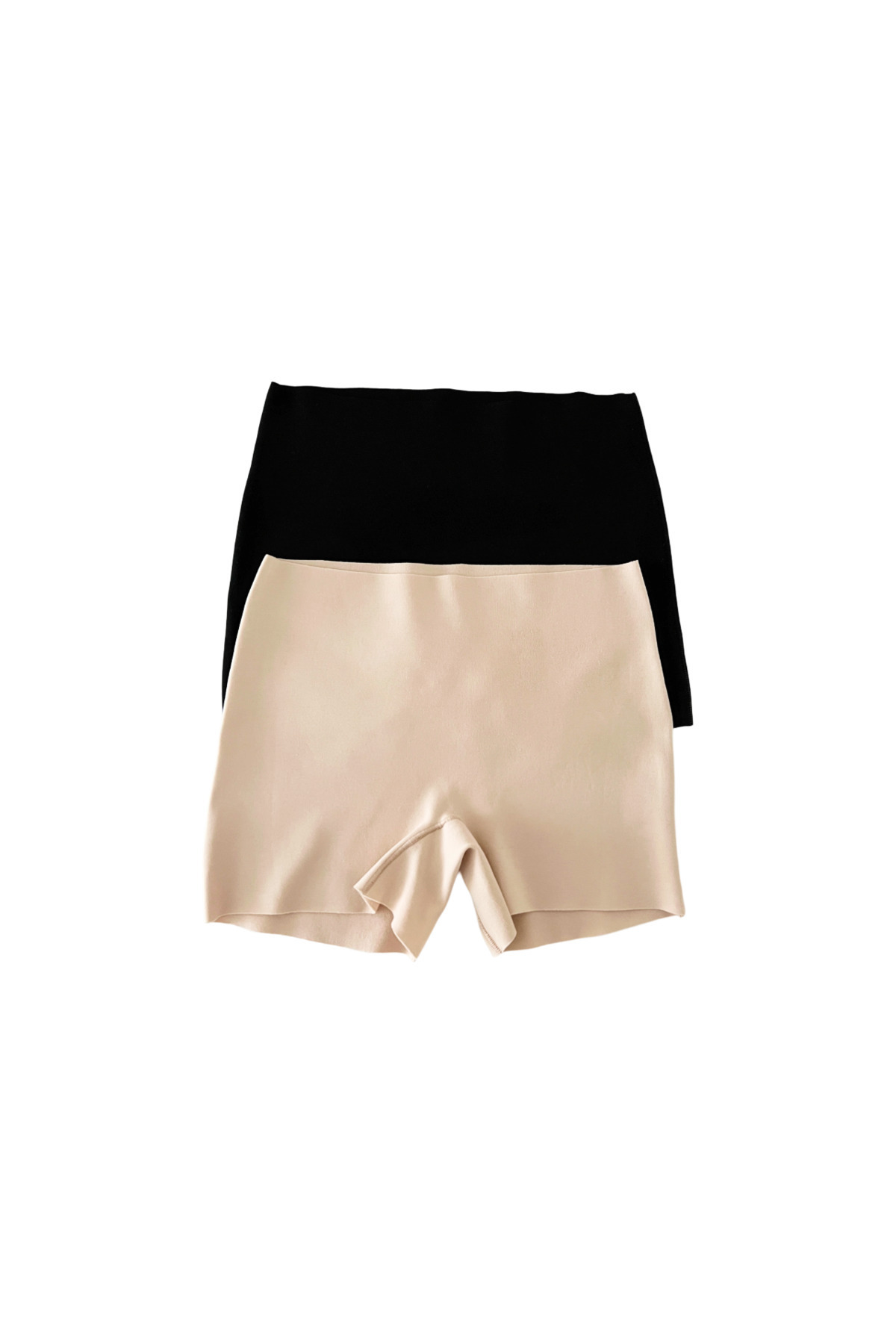 UNDERWORLD Lazer Kesim Pamuk Kadin Boxer 2’li Siyah Ten