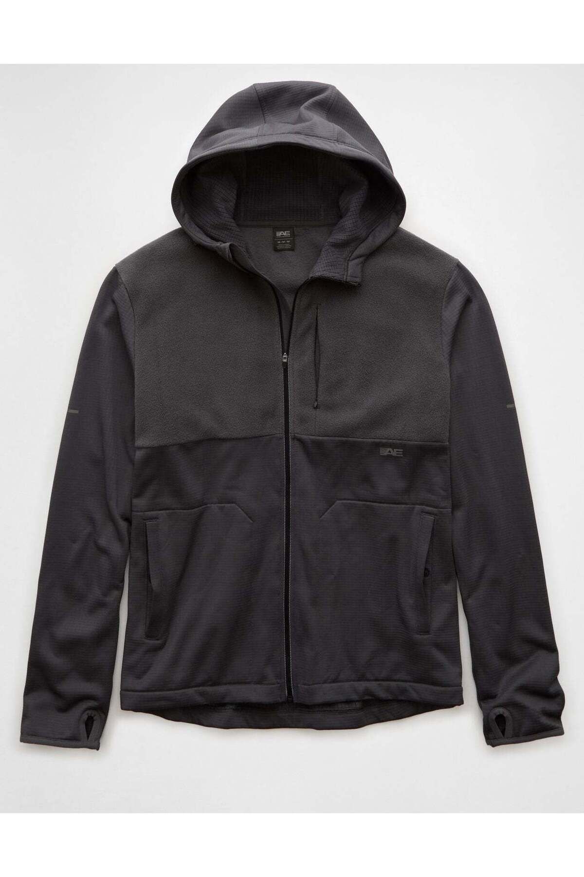 AMERICAN EAGLE-AE 24/7 Fleece Zip-Up Hoodie 4
