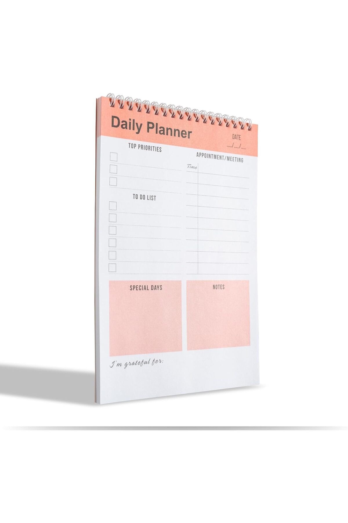 STOREMAX-Slm Planner Notebook - to Do List, Notepad, Spiral Notebook, Check List 1