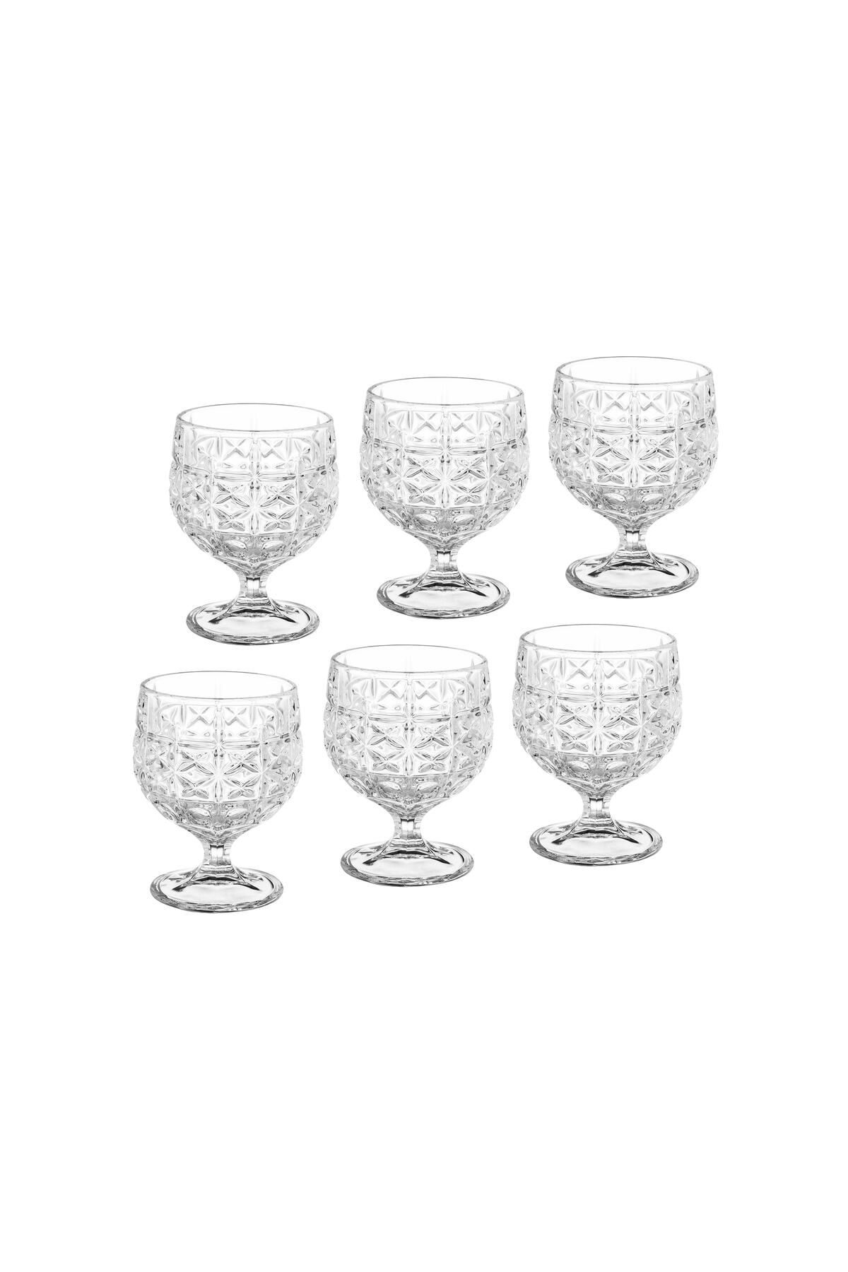 Blinkmax-A set of glass juice cups with a base of 6 pieces 2