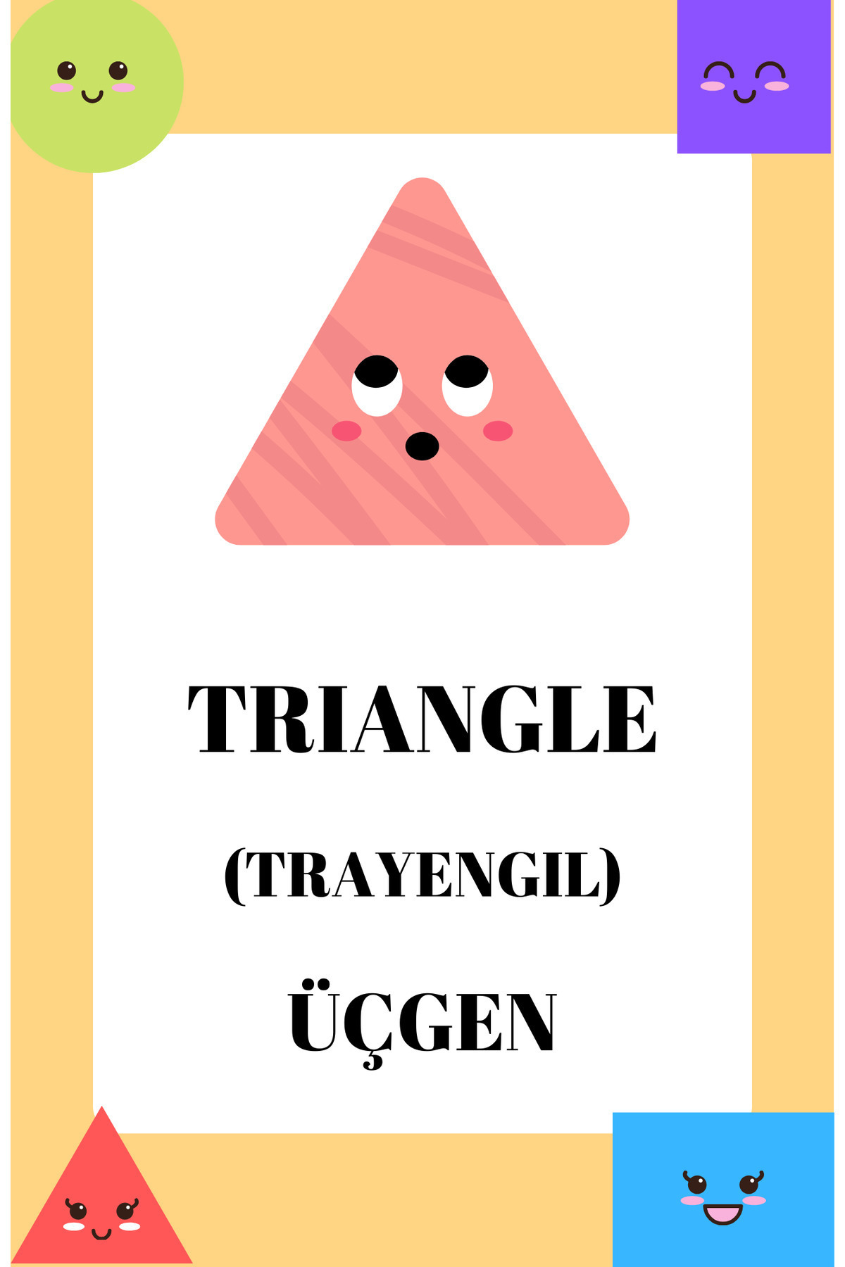 Baby İNGİLİZCE ŞEKİLLER FLASH KARTLARI fotoğrafı 2 (önizleme)