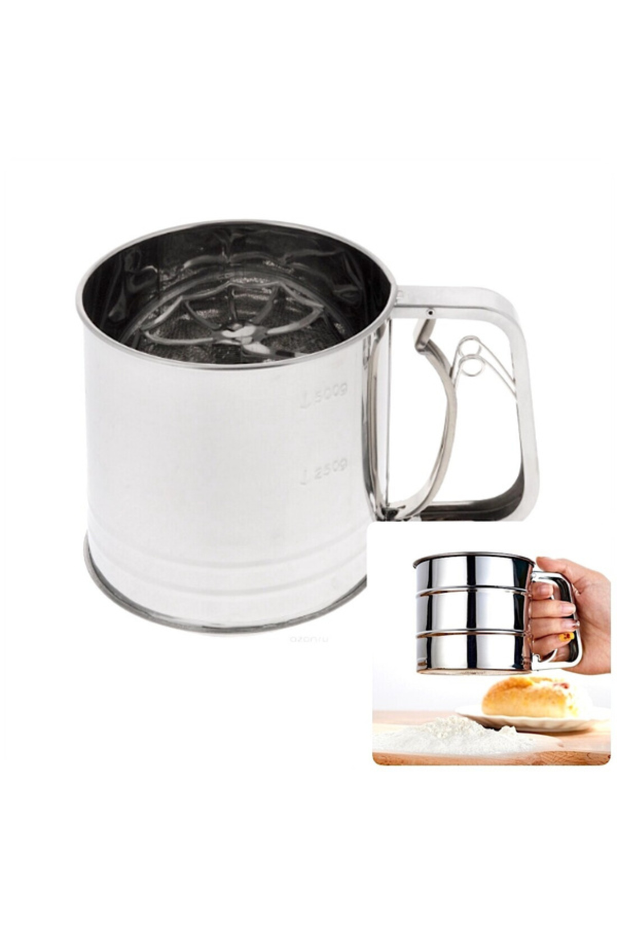 منخل دقيق من الفولاذ المقاوم للصدأ