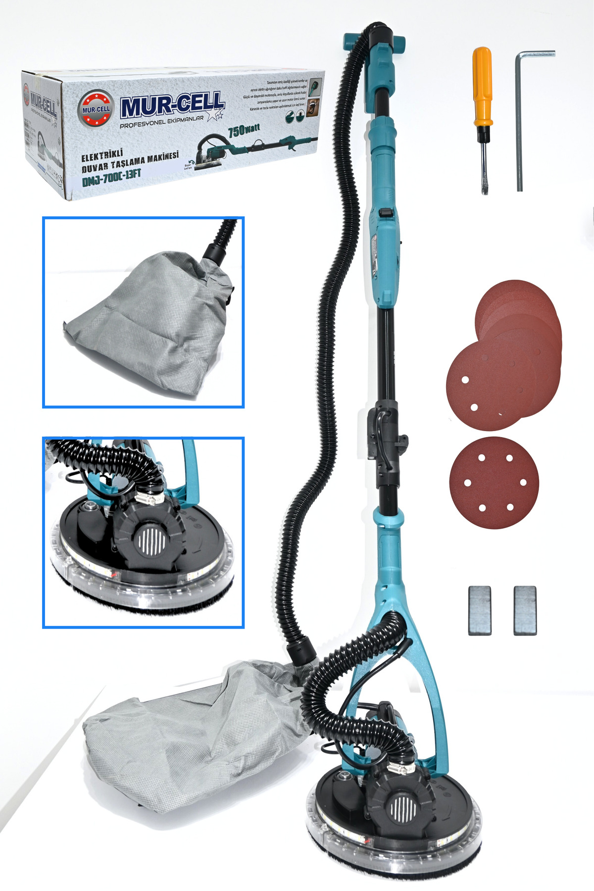 murao3ページ1 Mur-Cell Mj-700c-13ft Mavi Elektrikli Duvar Taşlama Makinesi
