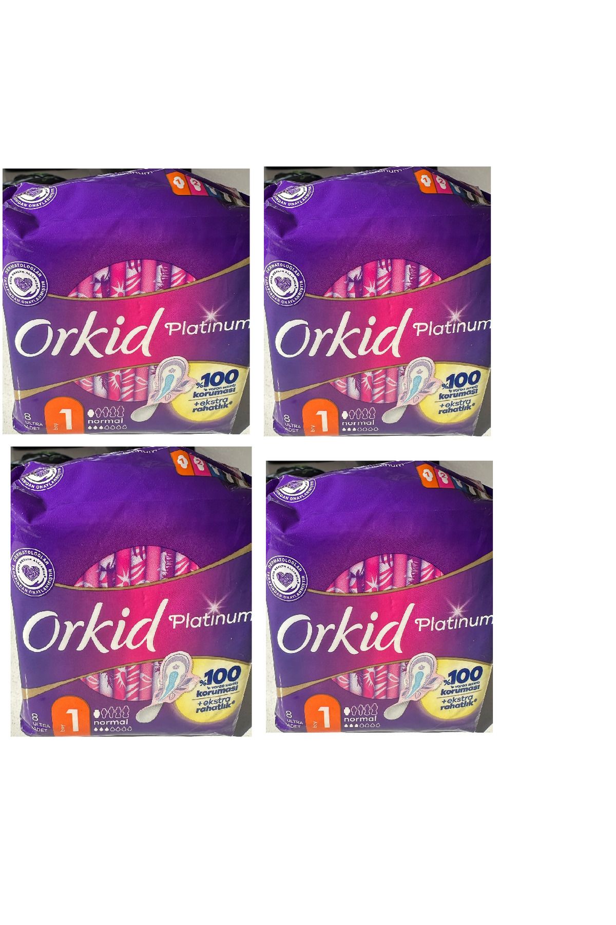 Orkid Platinum Normal (boy 1) 8li Hijyenik Ped 6 adet