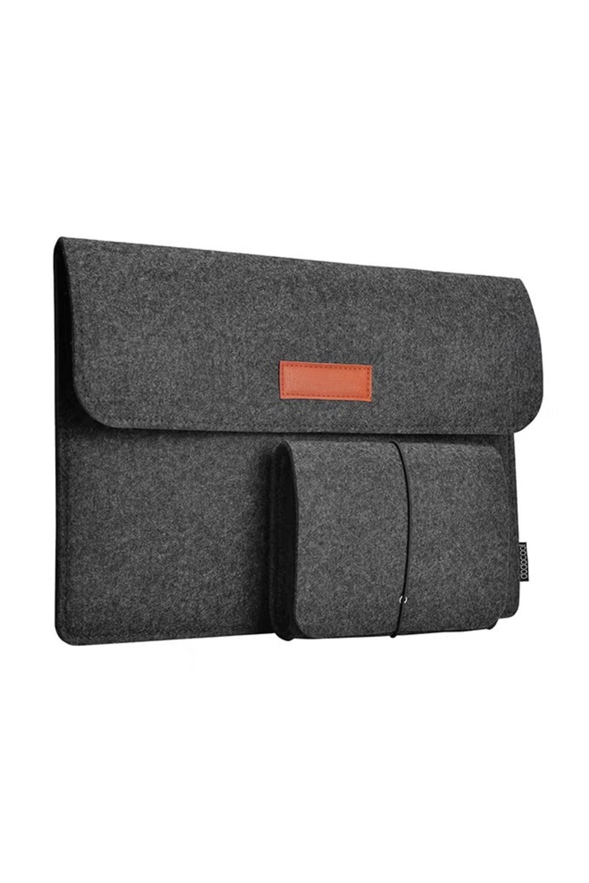 Primo Plus-Dark gray felt laptop bag 1