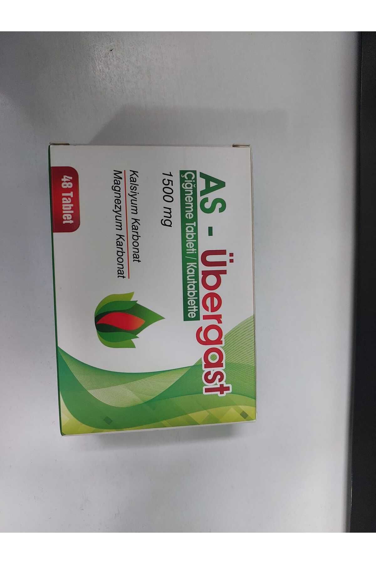 Farma As AS-ÜBERGAST ÇİĞNEME TABLETİ 1500 MG 48 TABLET