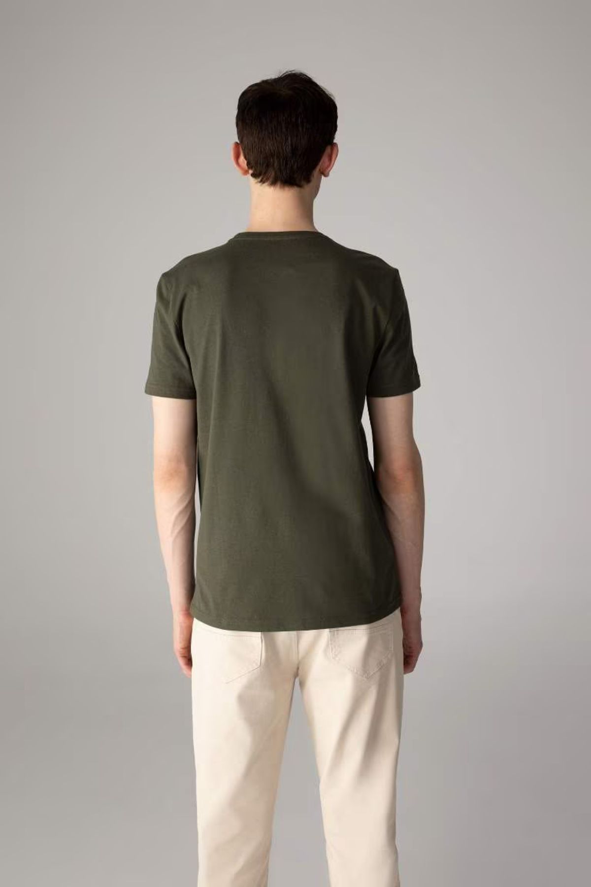 DeFacto-Men's T-Shirt - M7668AZ/KH244 8