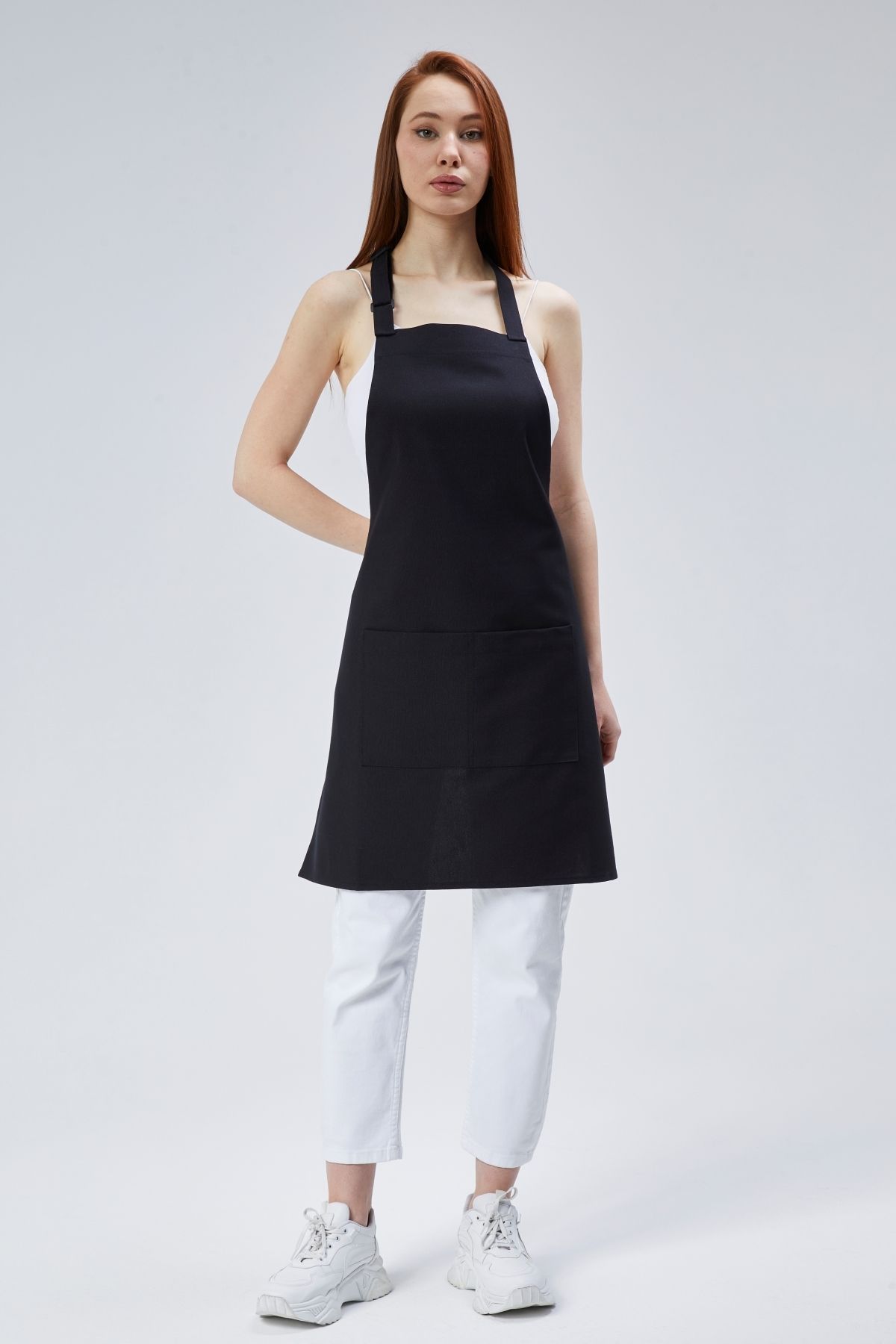 Monki Haus-Black Kitchen Apron - Wholesale Price Cook Florist Barista Cafe Restaurant Waiter 2