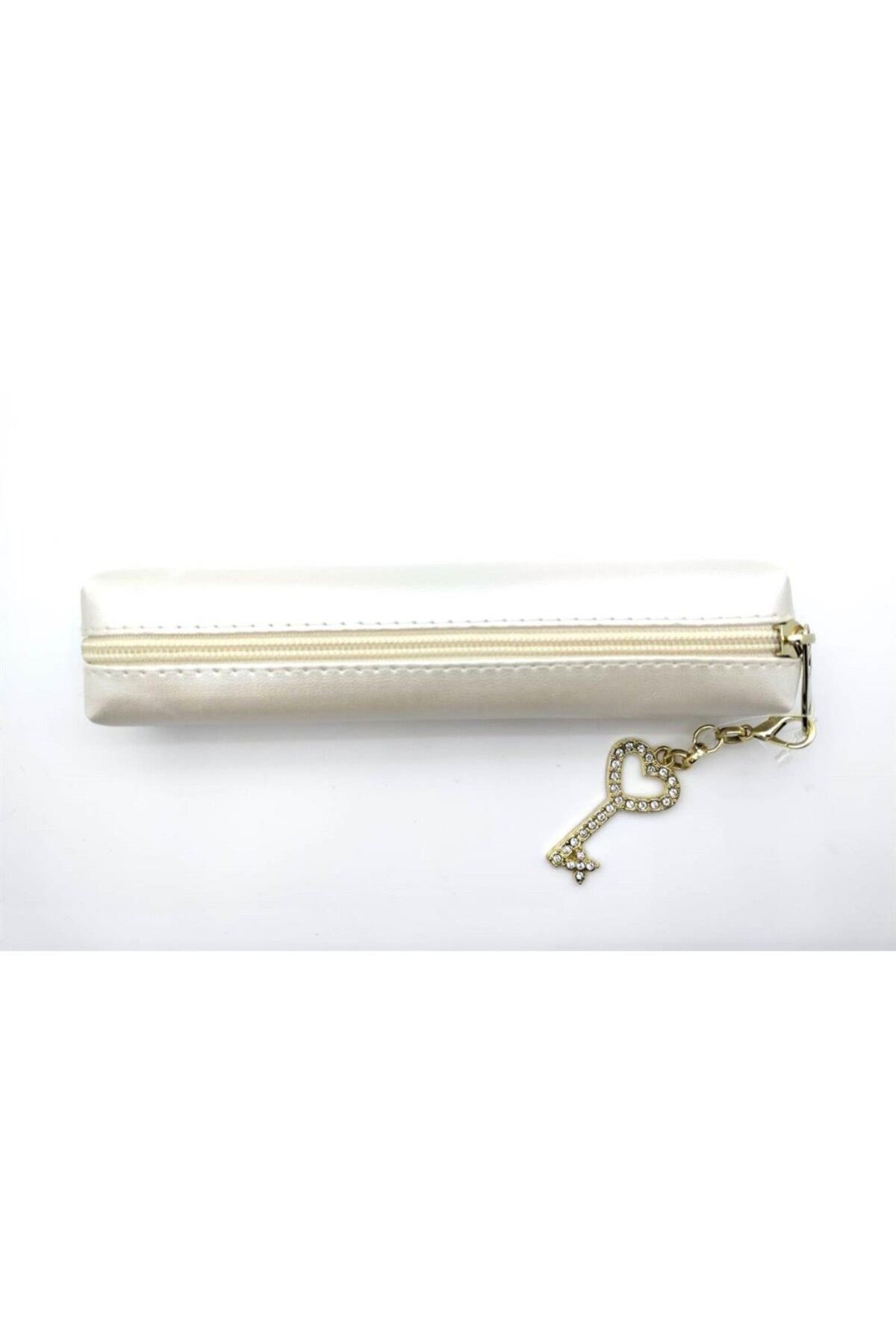 Dolphin-White Sausage Leather Pencil Case Pc-979 1