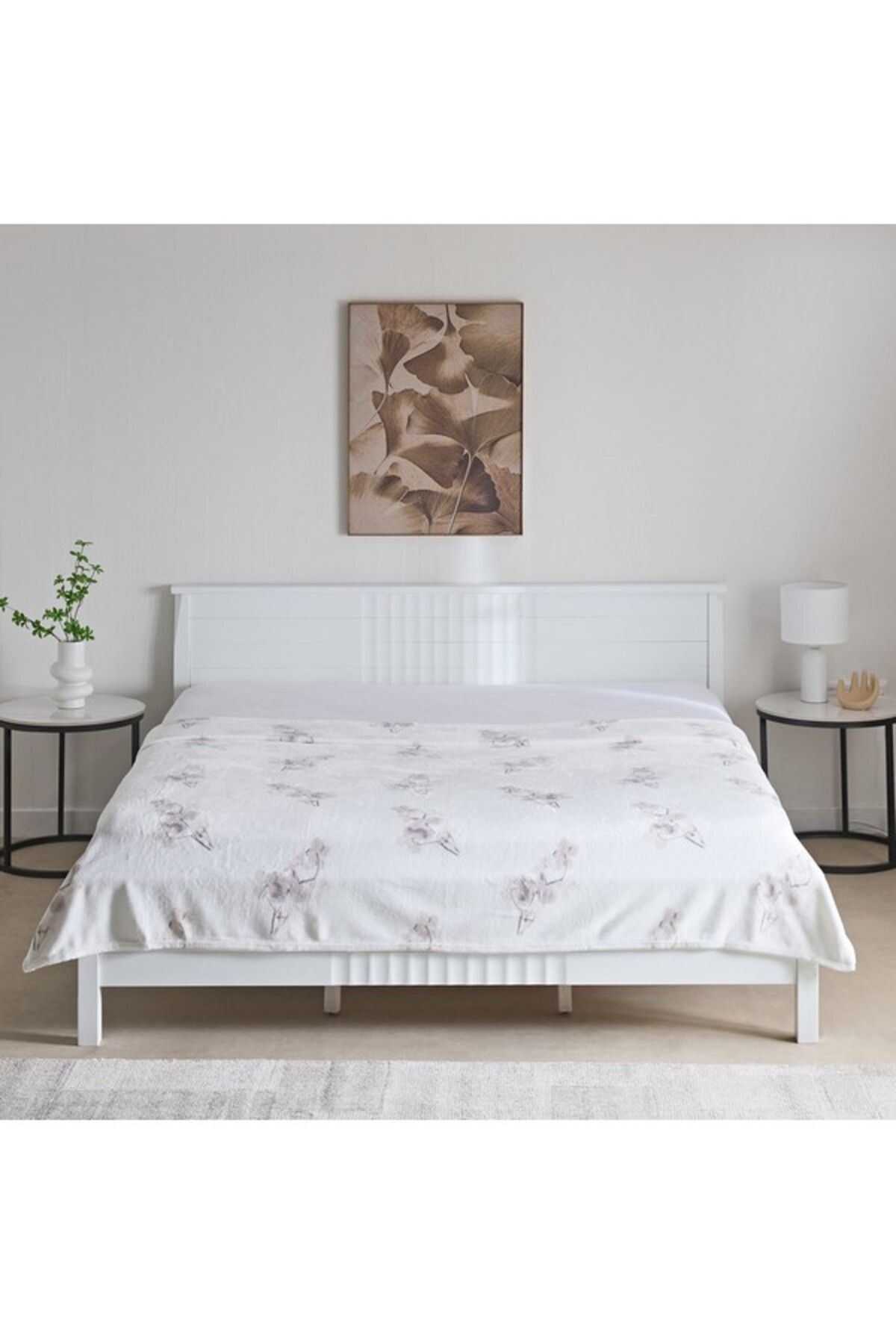 Home Box-Matrix Cian Printed Flannel Queen Blanket 200x220 cm 2