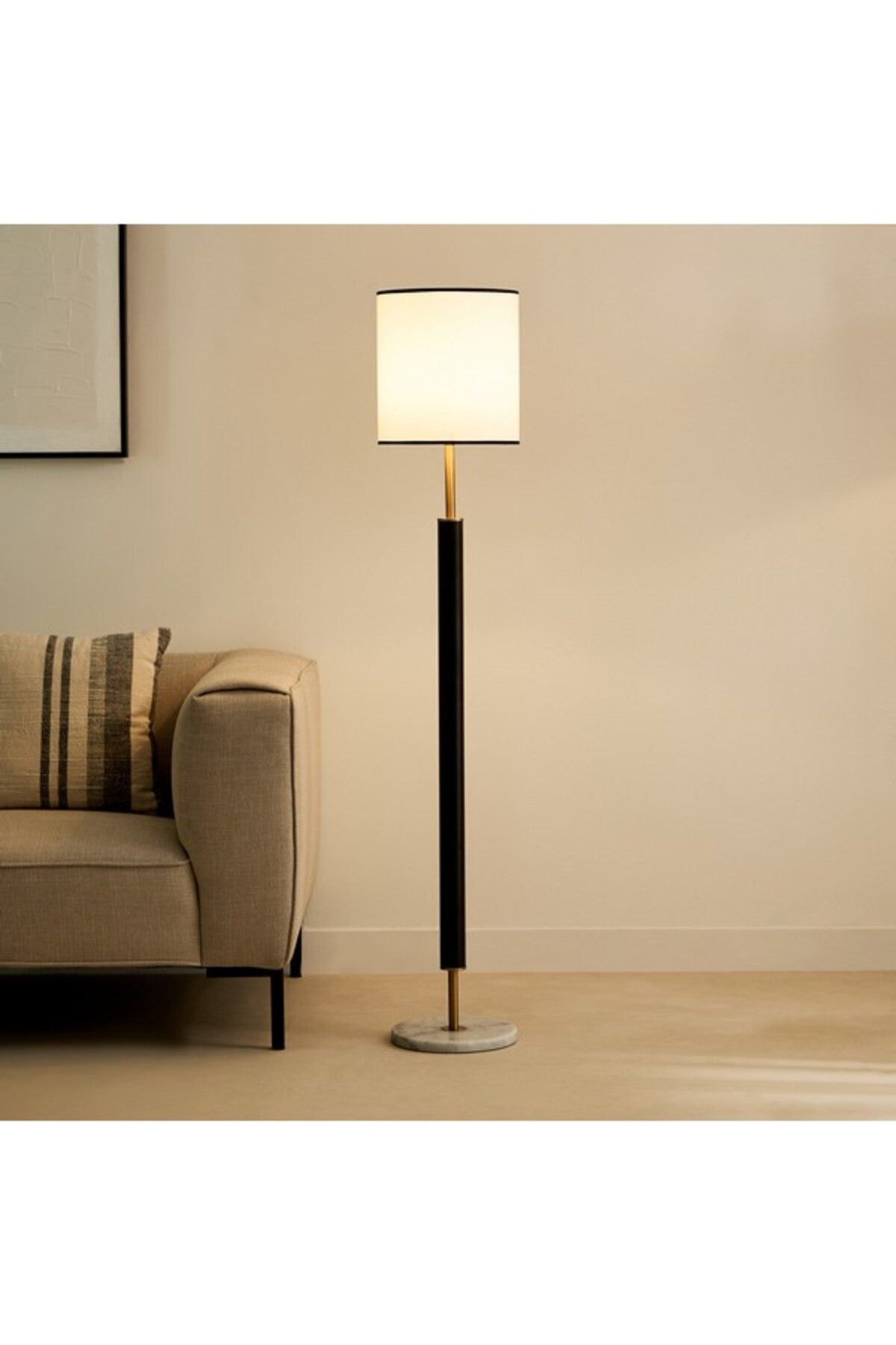 Home Box-Deme Rymil Metal Floor Lamp with Shade 150 cm 1