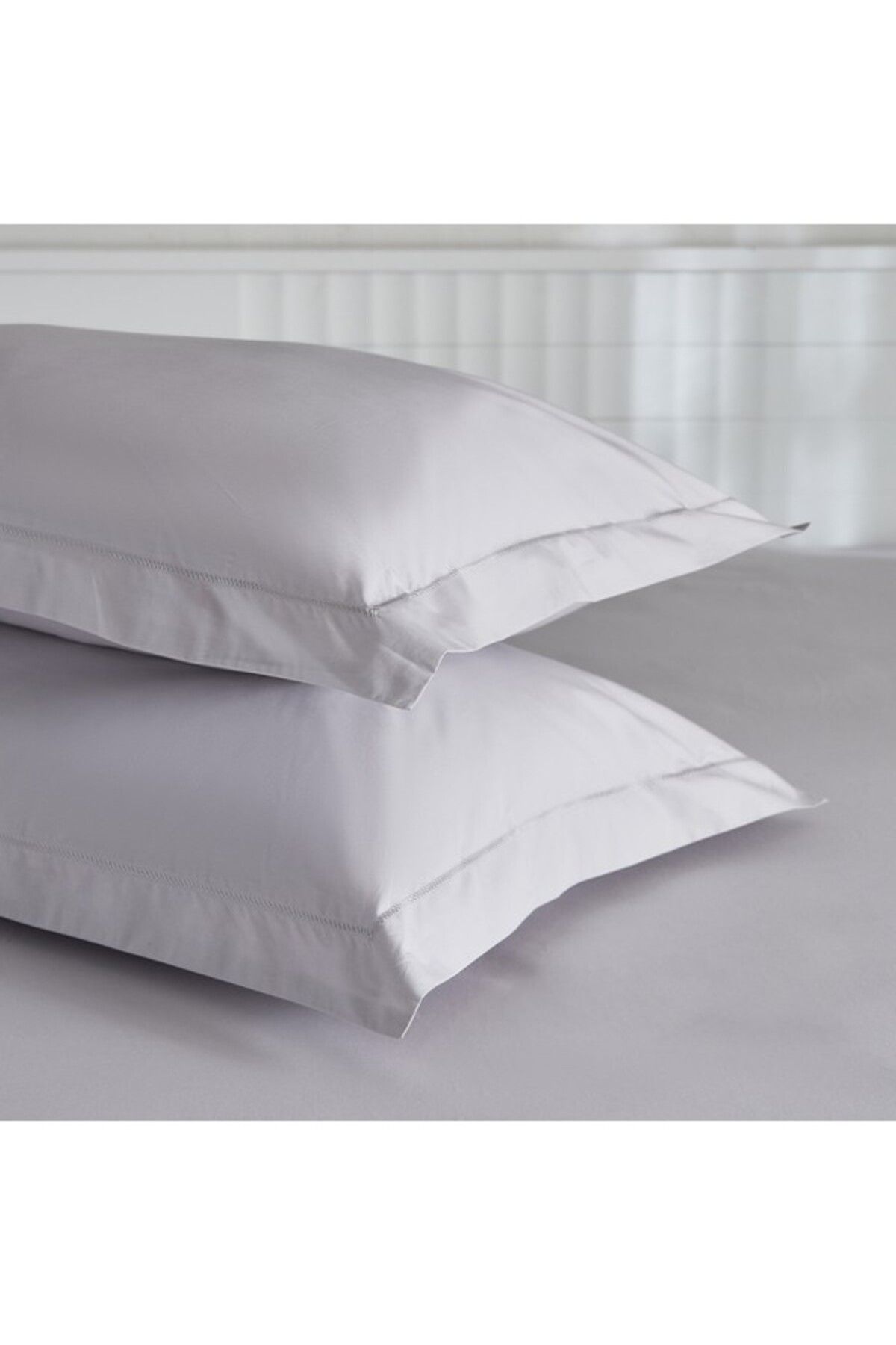 Home Box-Purely-Percale 2-Piece 300TC Percale Pillowcase Set with Flange 50x75+15 cm 5