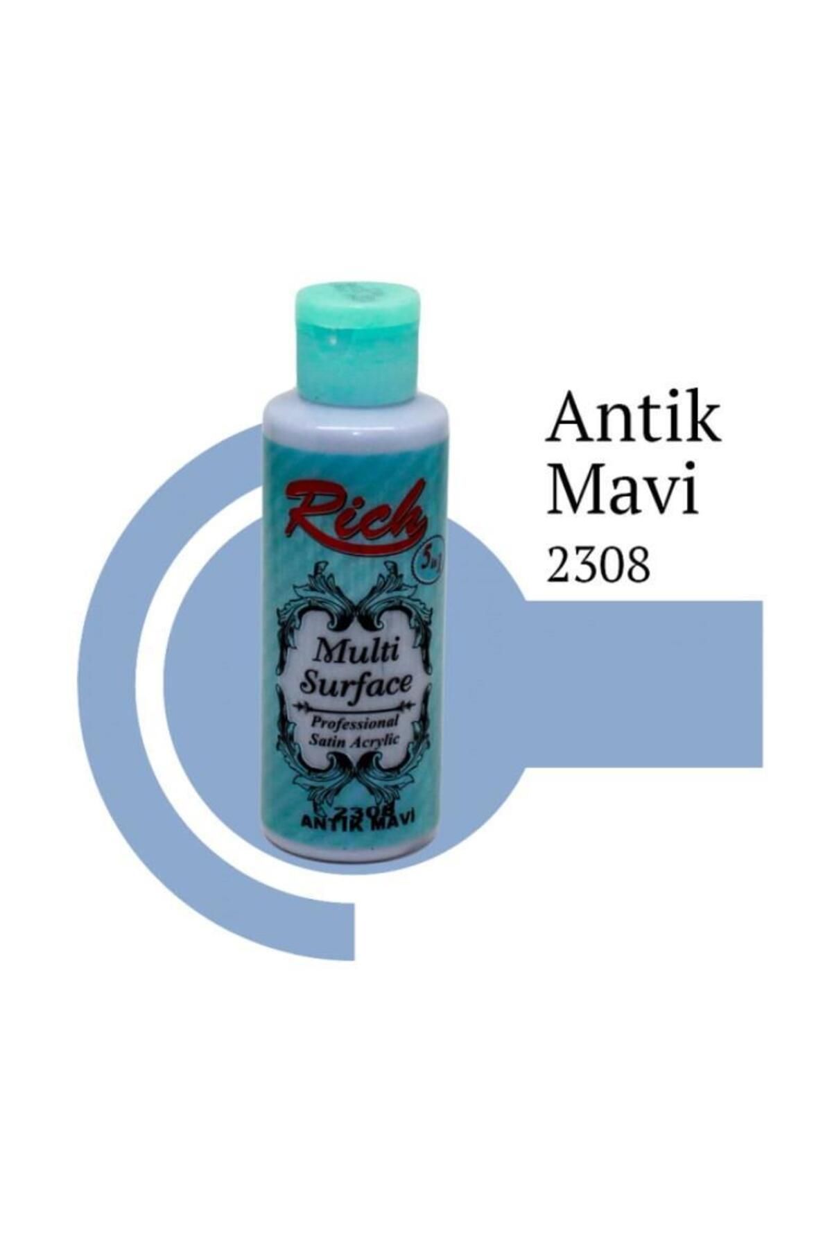 OEM Rich Multi Surface 2306 Antik Mavi Akrilik Boya 120 cc