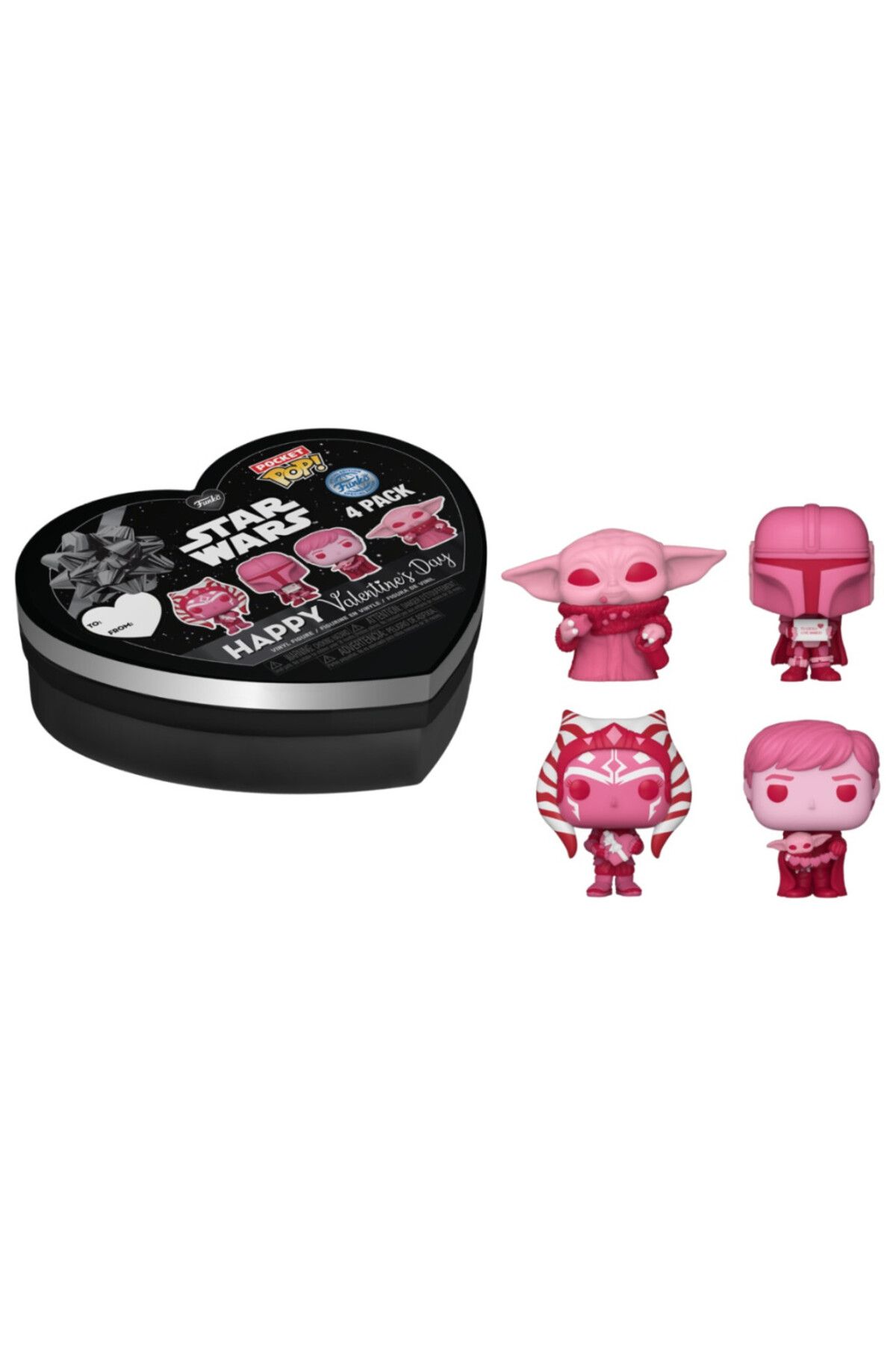 Funko POCKET POP! STAR WARS VALENTINES 4-PACK Sevgililer günü hediyesi özel