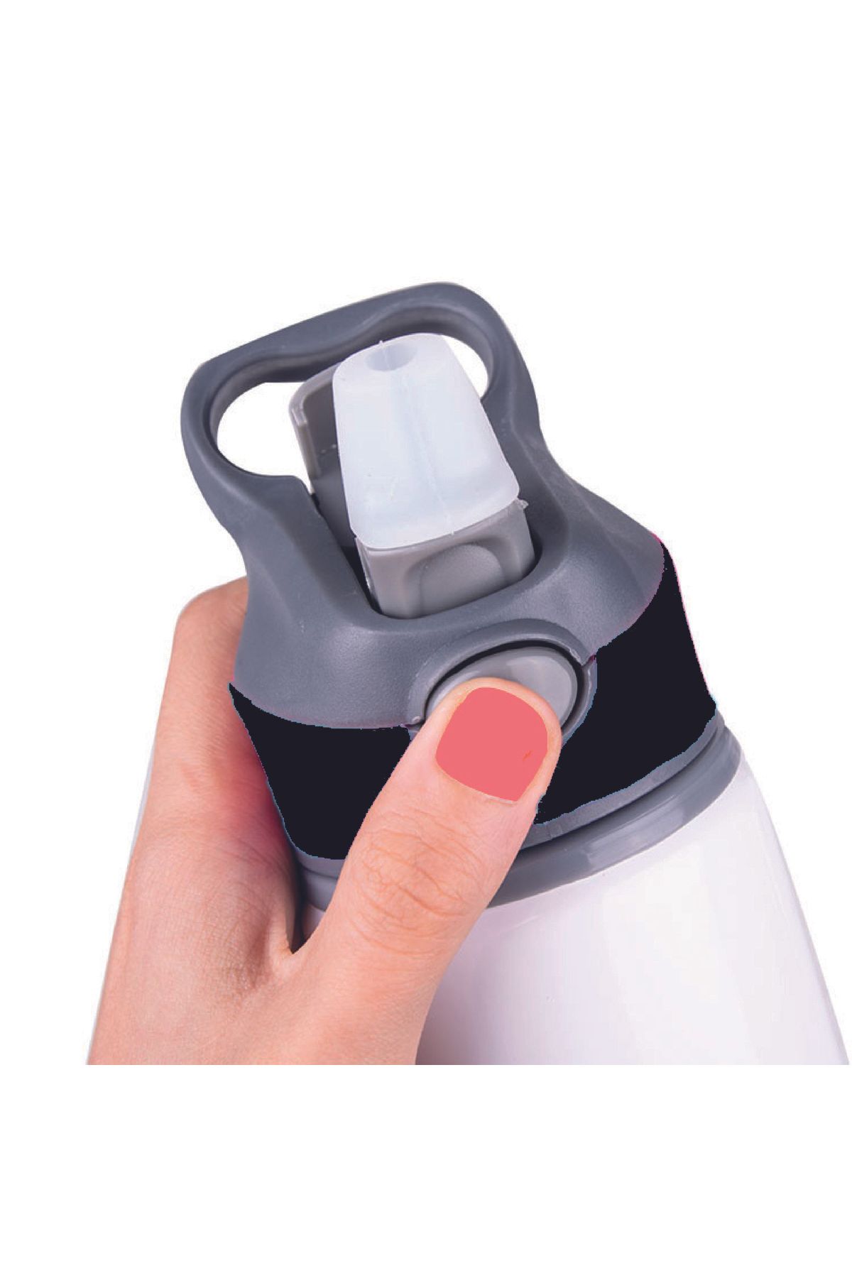 DKDZ SHOP-Lightning Macquen Printed Metal Water Bottle with Straw and Mug Cup-003 3