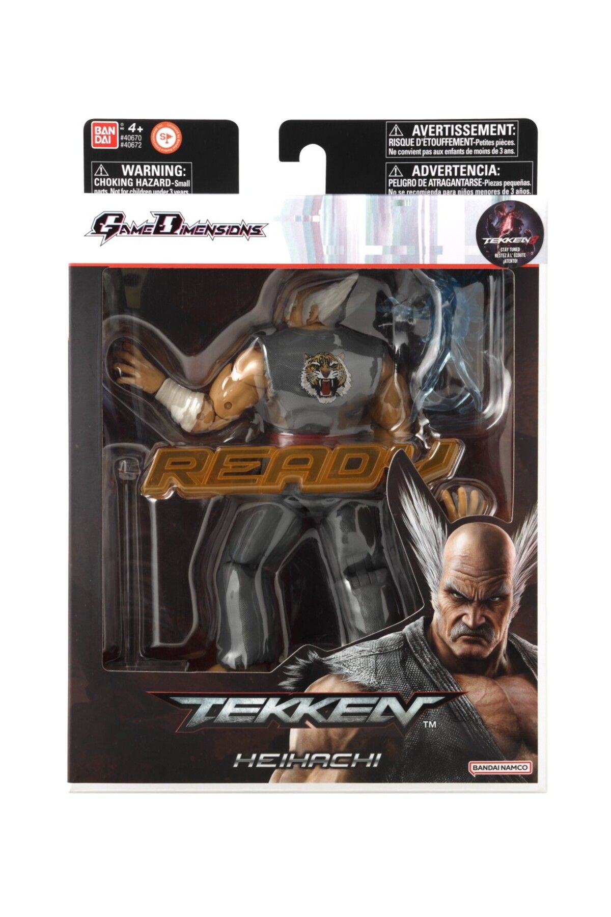 BANDAI Figurina Tekken Keihachi Mishima 17cm - One Size
