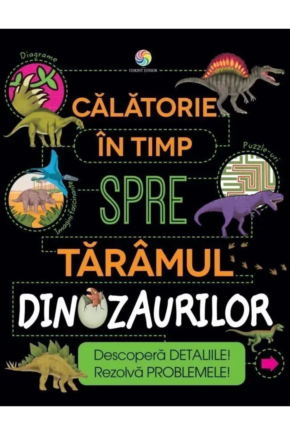 Corint Calatorie In Timp Spre Taramul Dinozaurilor - One Size