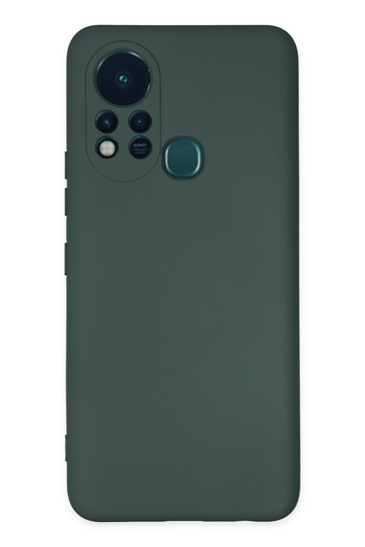 cepmoda İnfinix Hot 11S Uyumlu Telefon Kılıfı - Lansman, iÇi Süet/Kadife, Soft - KOYU YEŞİL