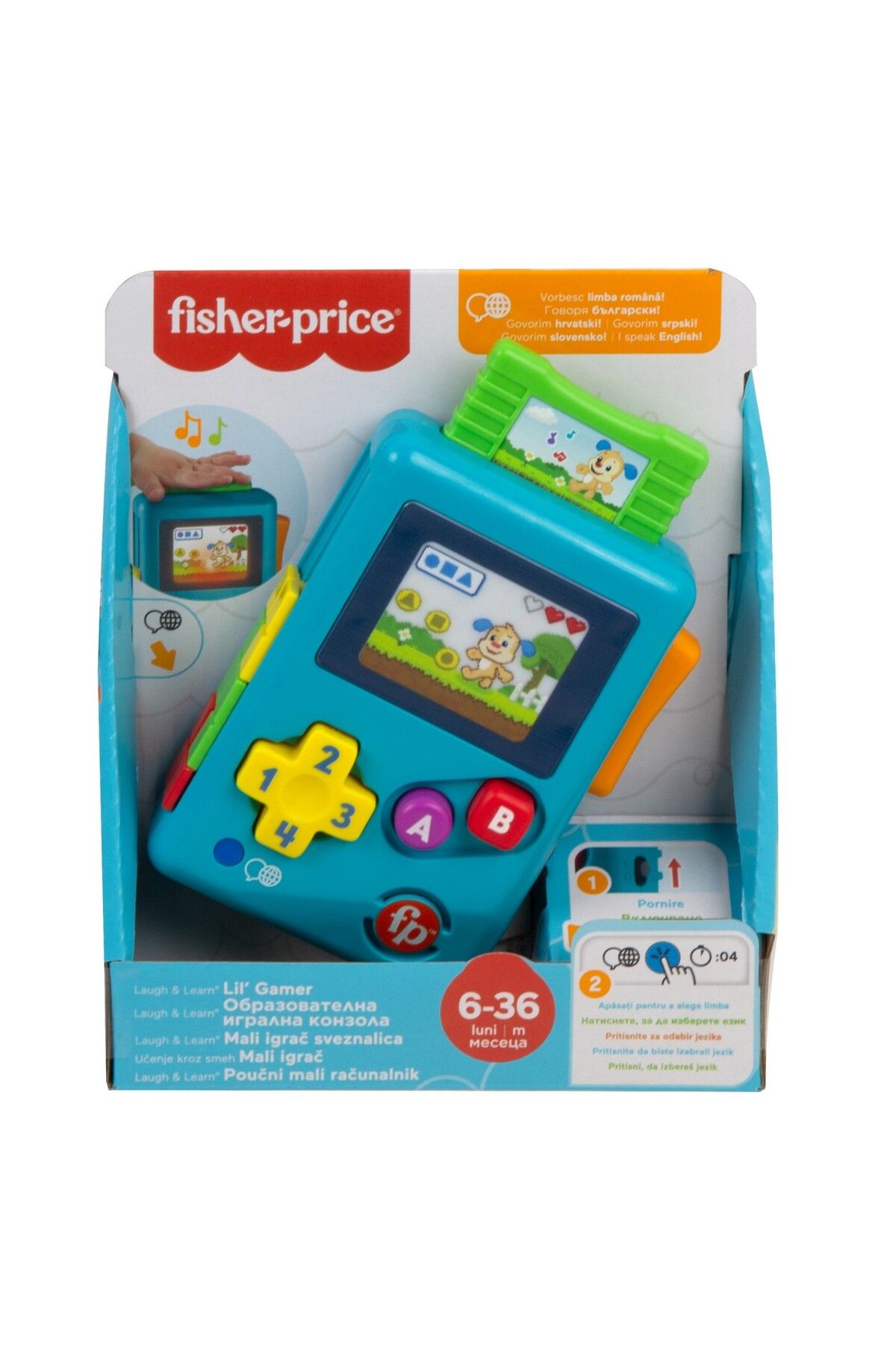 mattel Fisher Price Laugh&learn Consola De Joc Interactiva In Limba Romana - One Size