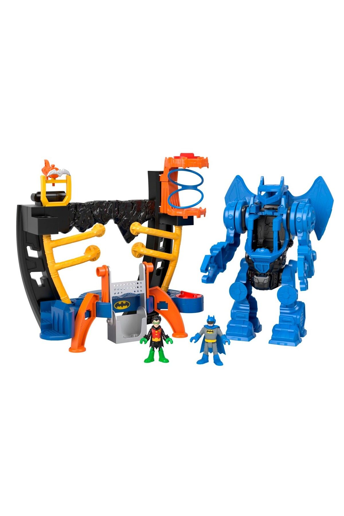 mattel-Fisher Price Imaginext DC Super Friends Batman Robot and Command Center 3