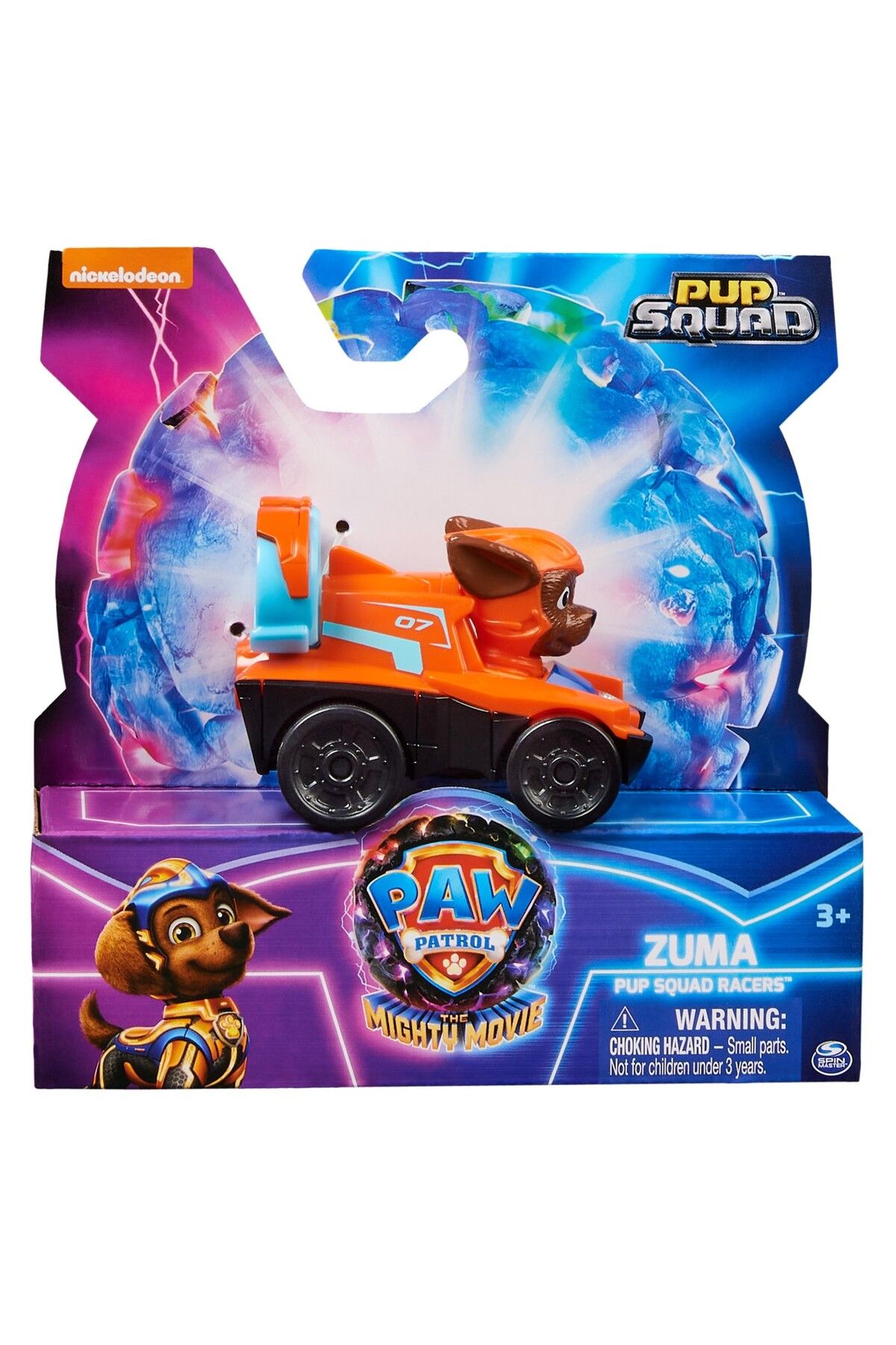 Spinmaster Patrula Catelusilor Pup Squad Racers Vehicul Metalic Zuma Scara 1:55 - Mărime unică