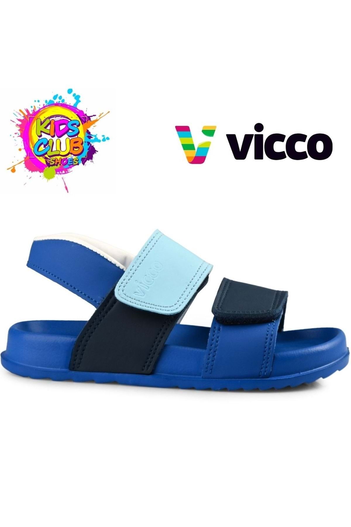 صندل آبی دخترانه و پسرانه بچگانه های ارتوپدی Krixi Vicco