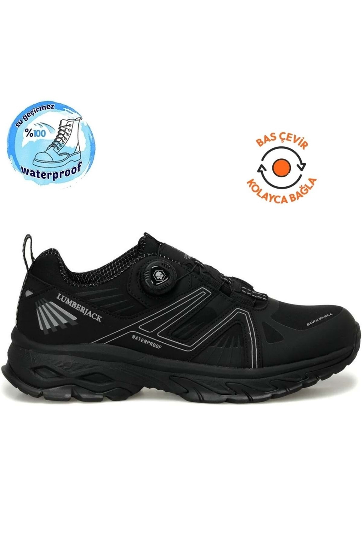 سالومون کفش ورزشی مردانه Mick Waterproof® Softshell Outdoor BLACK