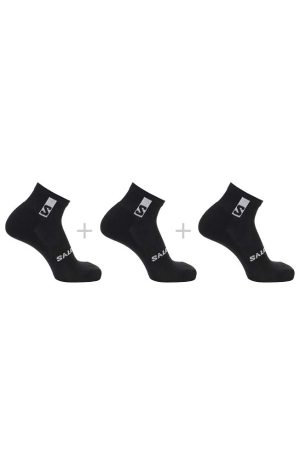 Salomon Everyday Ankle 3 Pack 3 Parça-Adet Unisex Çorap SİYAH