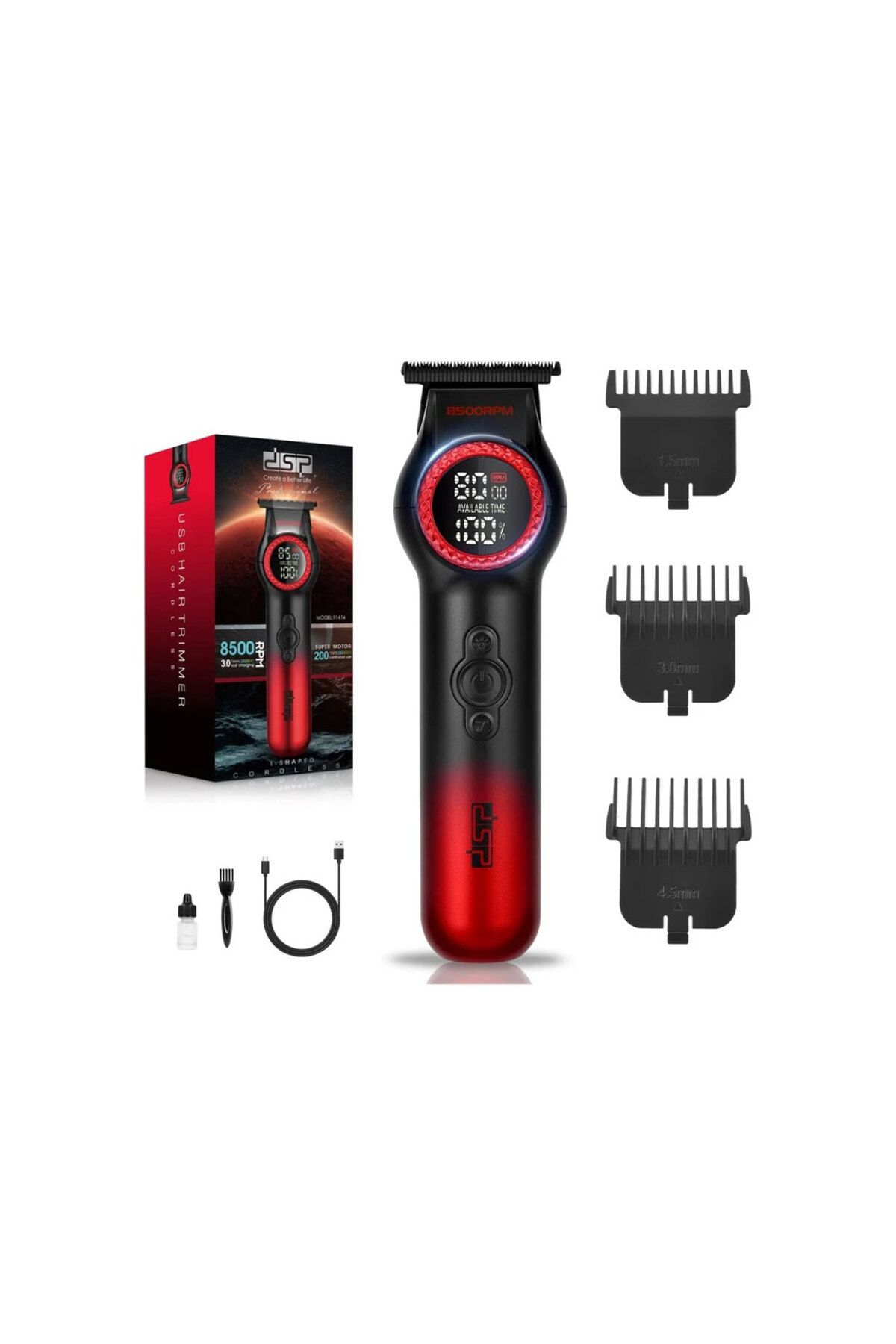 DSport-dsp professional hair clipper with attachments 91414 1