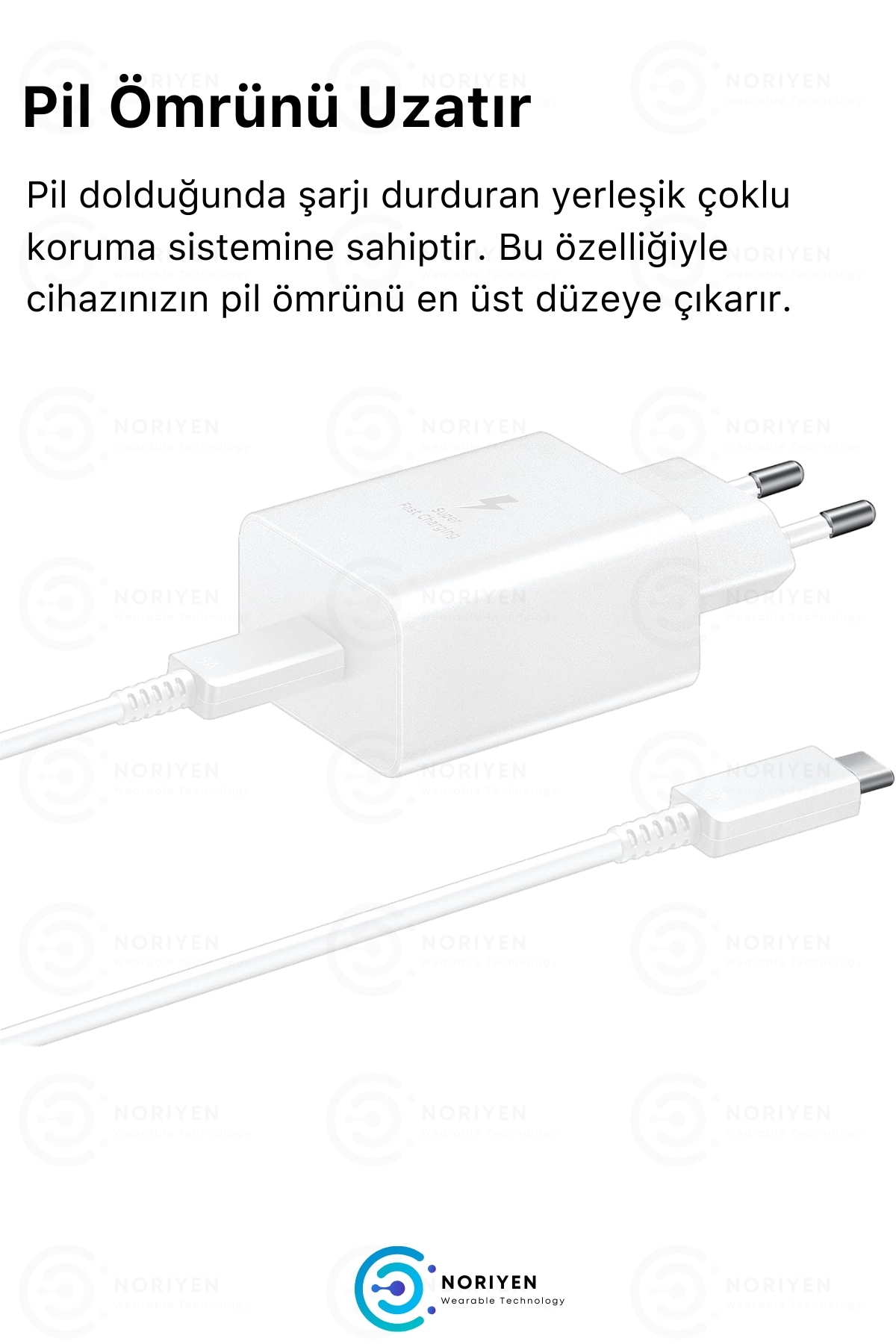 Yeni Nesil 45W Ultra Hızlı Şarj Seti Adaptör + Type C Kablosu iPhone Samsung Realme Oppo Vb. Uyumlu
