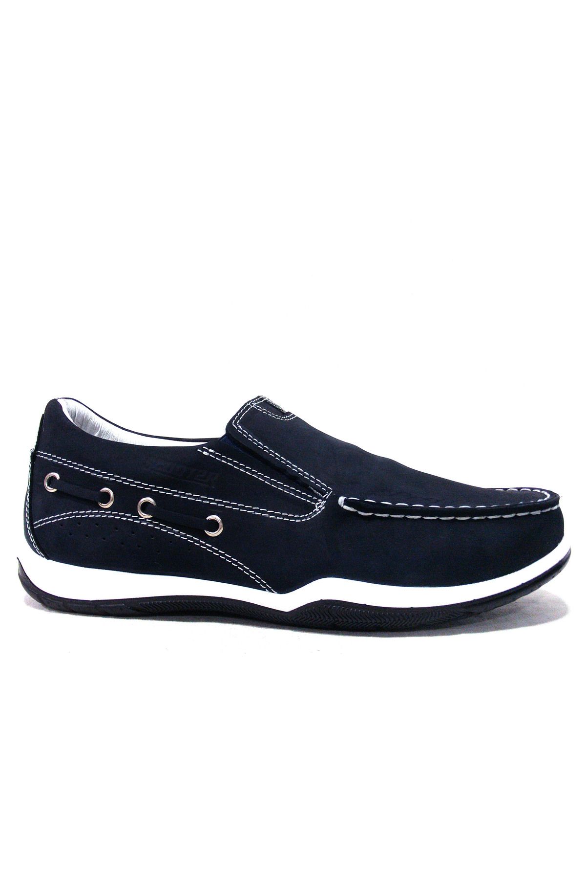 Scooter-Navy Blue Marine Laceless Anatomical Comfort Shoes 2