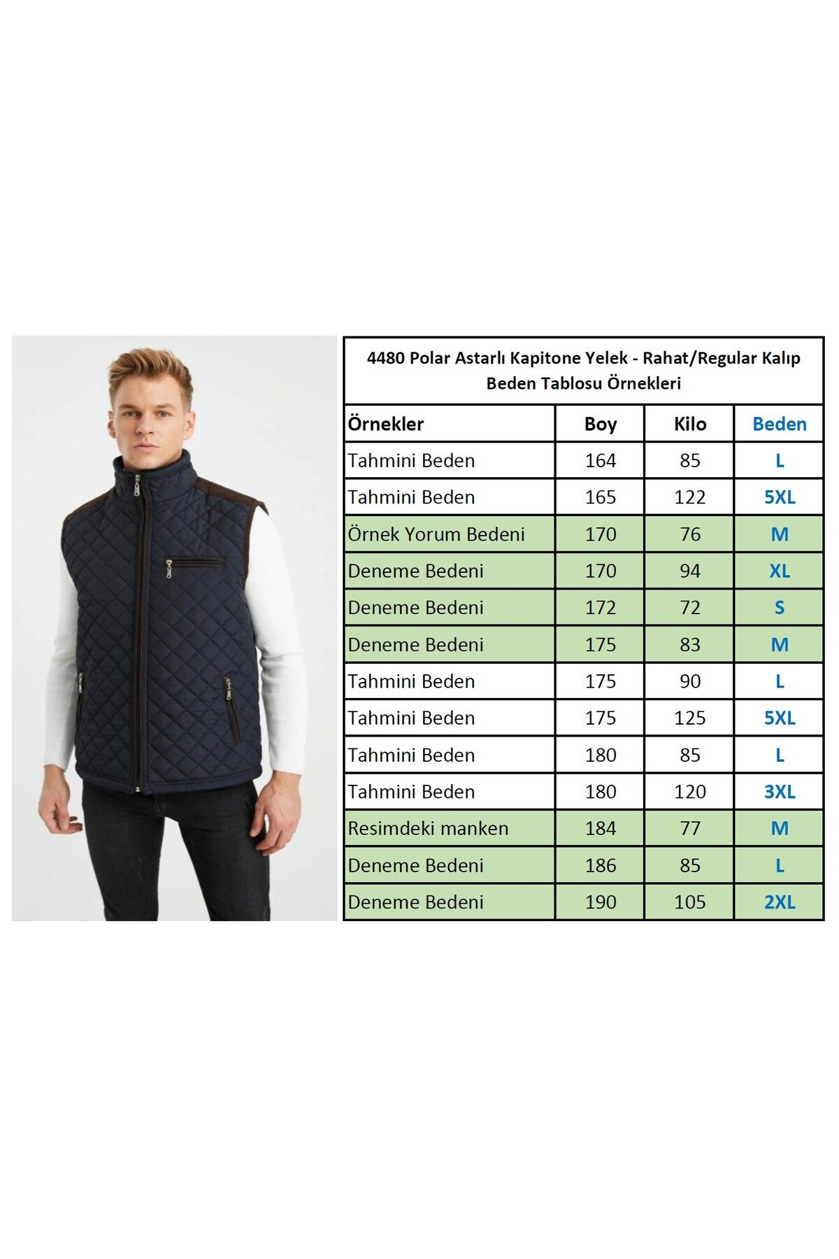 DYNAMO-Men's Navy Blue Fleece Lined Quilted Vest 7