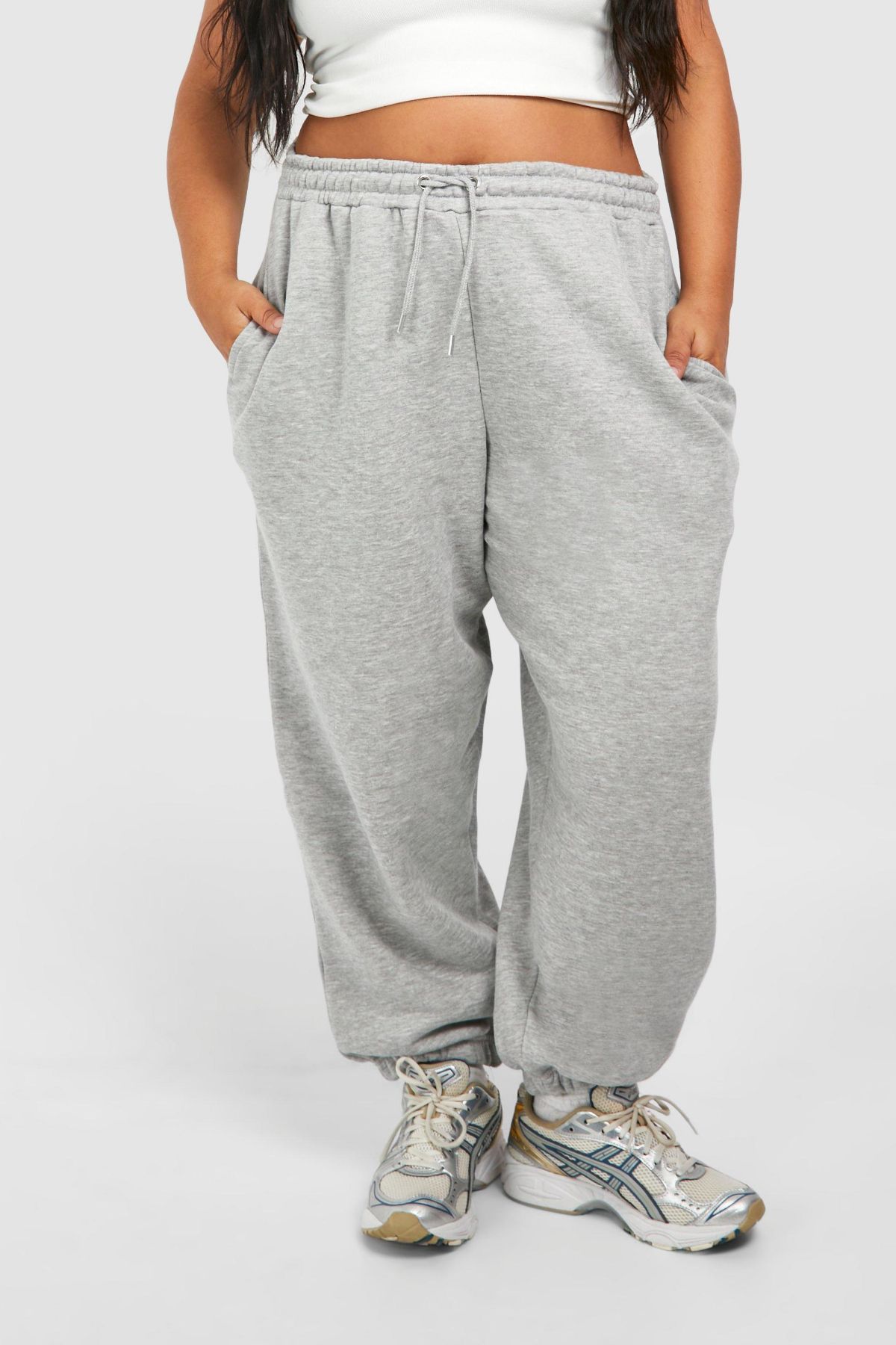 Superlife-Plus Size Thin Sweatpants - Triple Rubber Legs Spr25Bea51-3 5