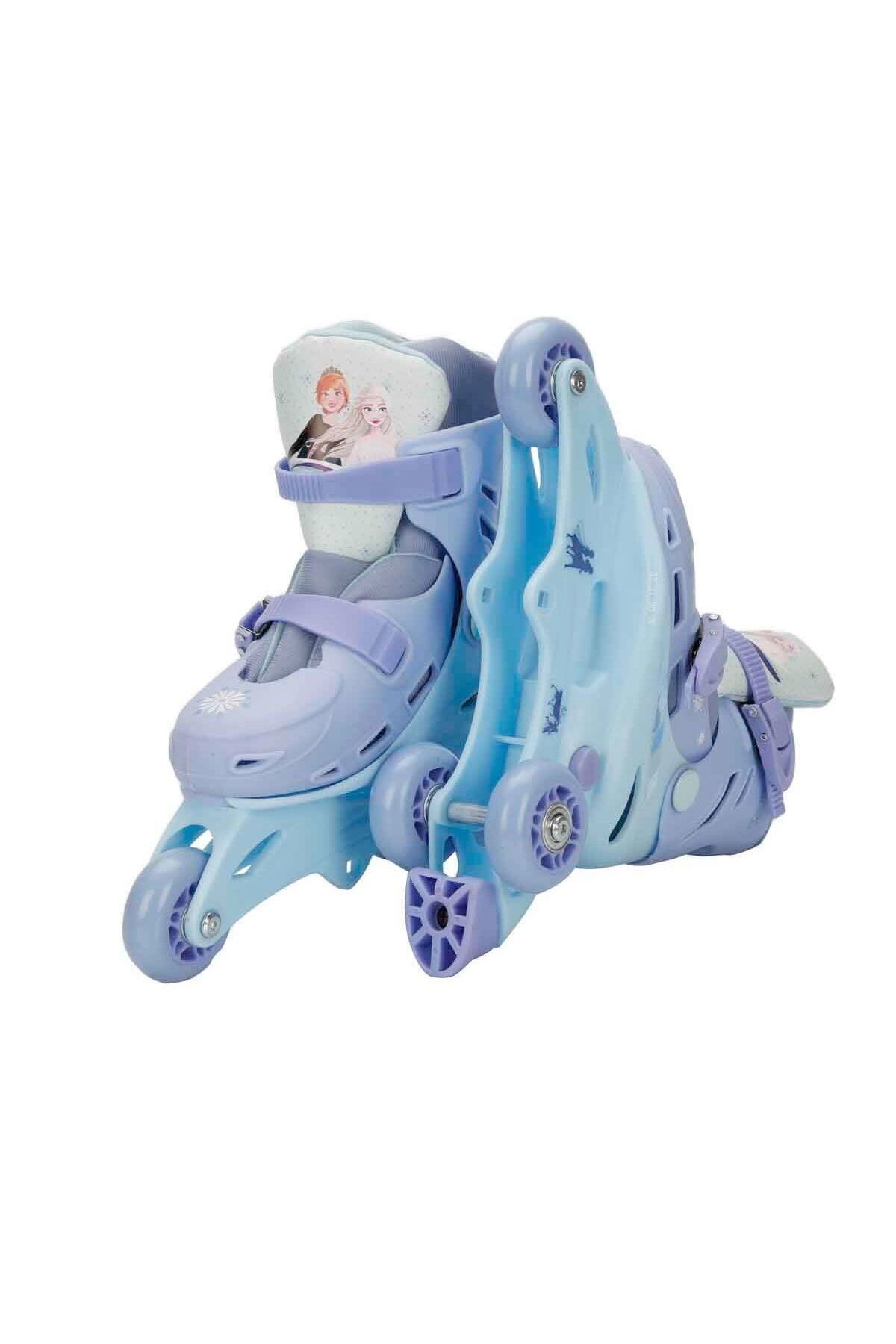 Sunman-28299 زلاجات فروزن مضمنة 3 عجلات 29-32 4